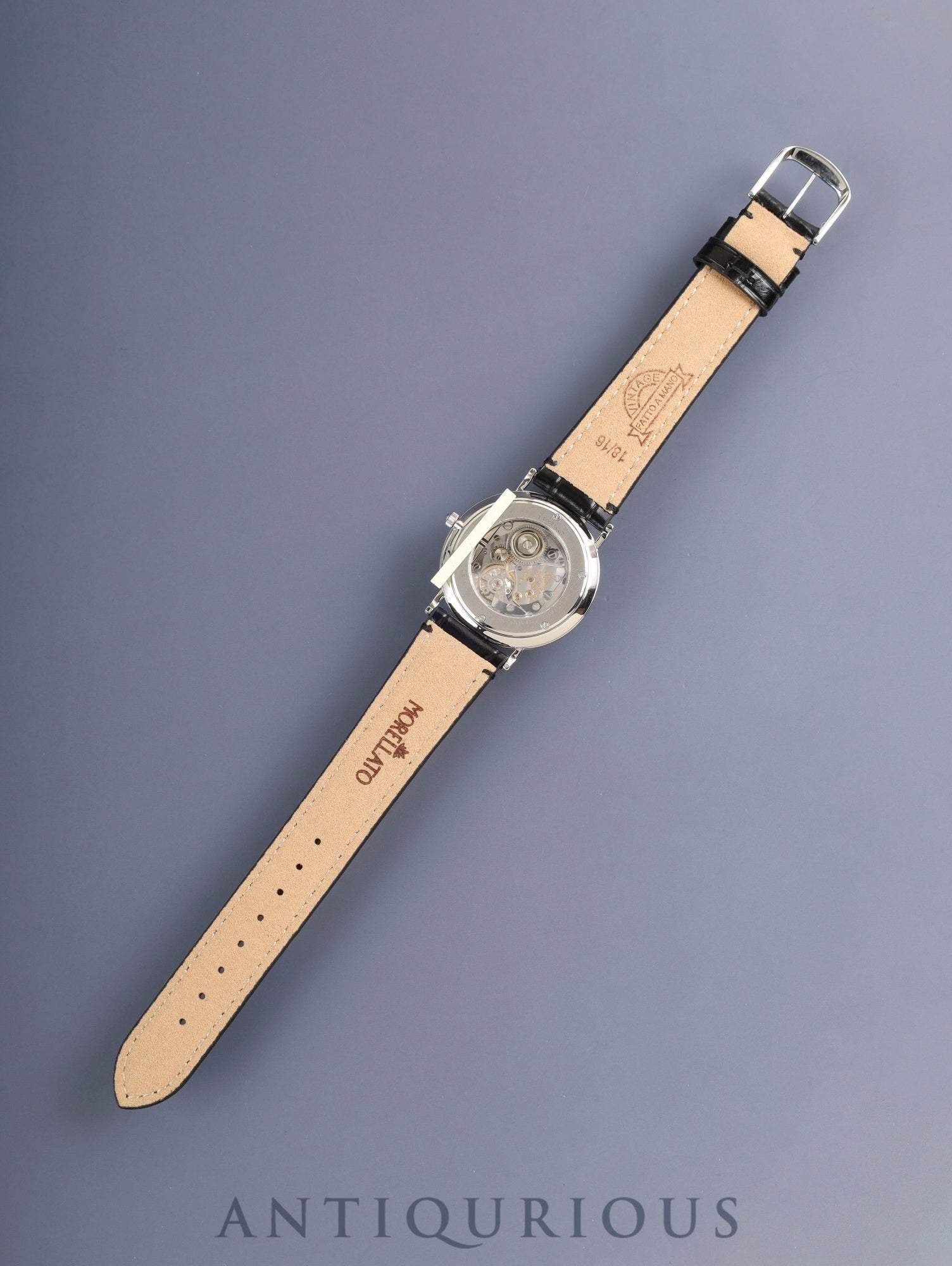 Seiko Mechanical 6810-8000/SCVL001 Hand-wound Cal.6810A SS Leather Original Pin Buckle (SS) Silver Dial 33mm Overhauled