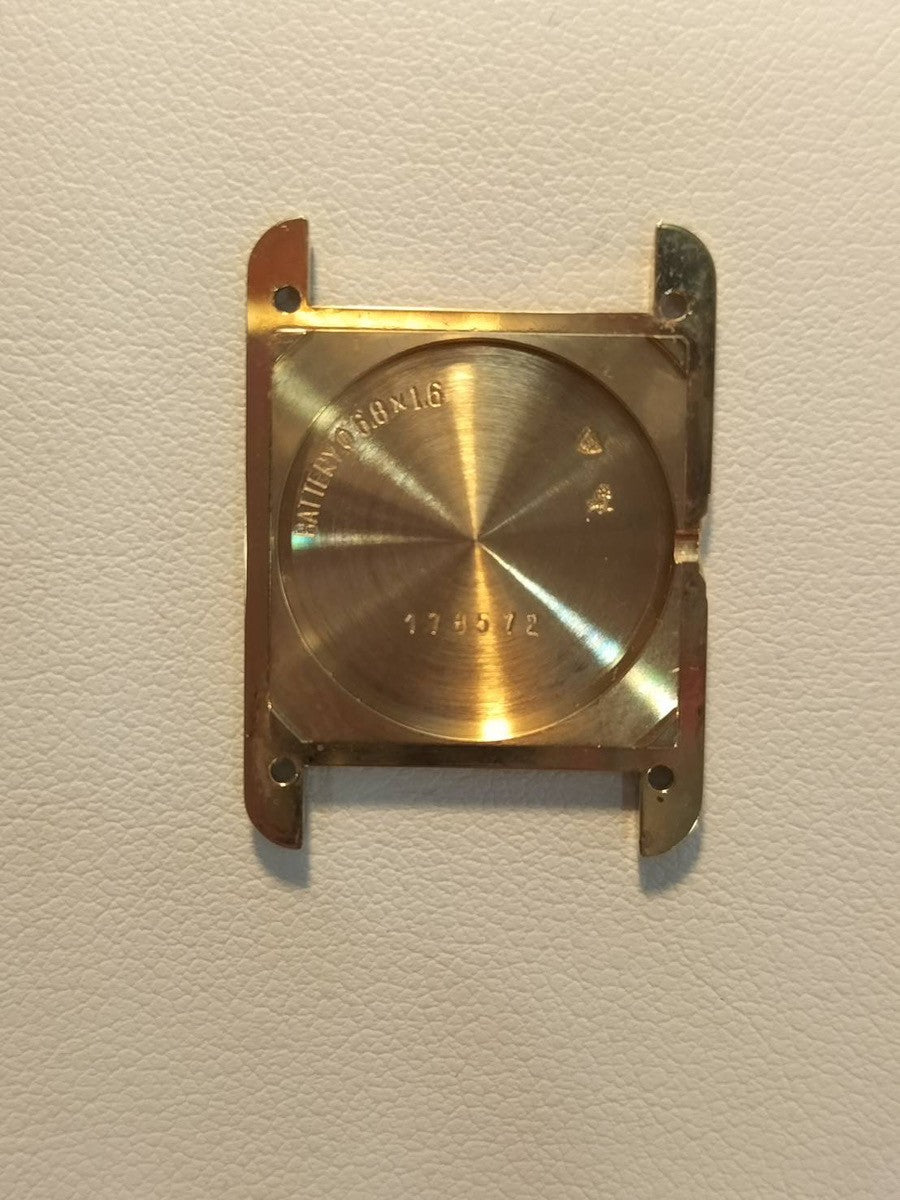 カルティエ マストタンク SM 1613 クォーツ Cal.057 SV925 革 純正Dバックル(GP) オパラン文字盤 箱 冊子 保証書 オーバーホール済み