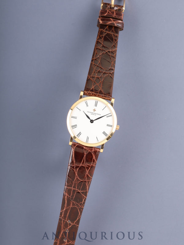 ヴァシュロン・コンスタンタン パトリモニー 33093 手巻き Cal.1003/1 750YG 革 純正ピンバックル(750YG)ホワイトローマン文字盤 オーバーホール済み