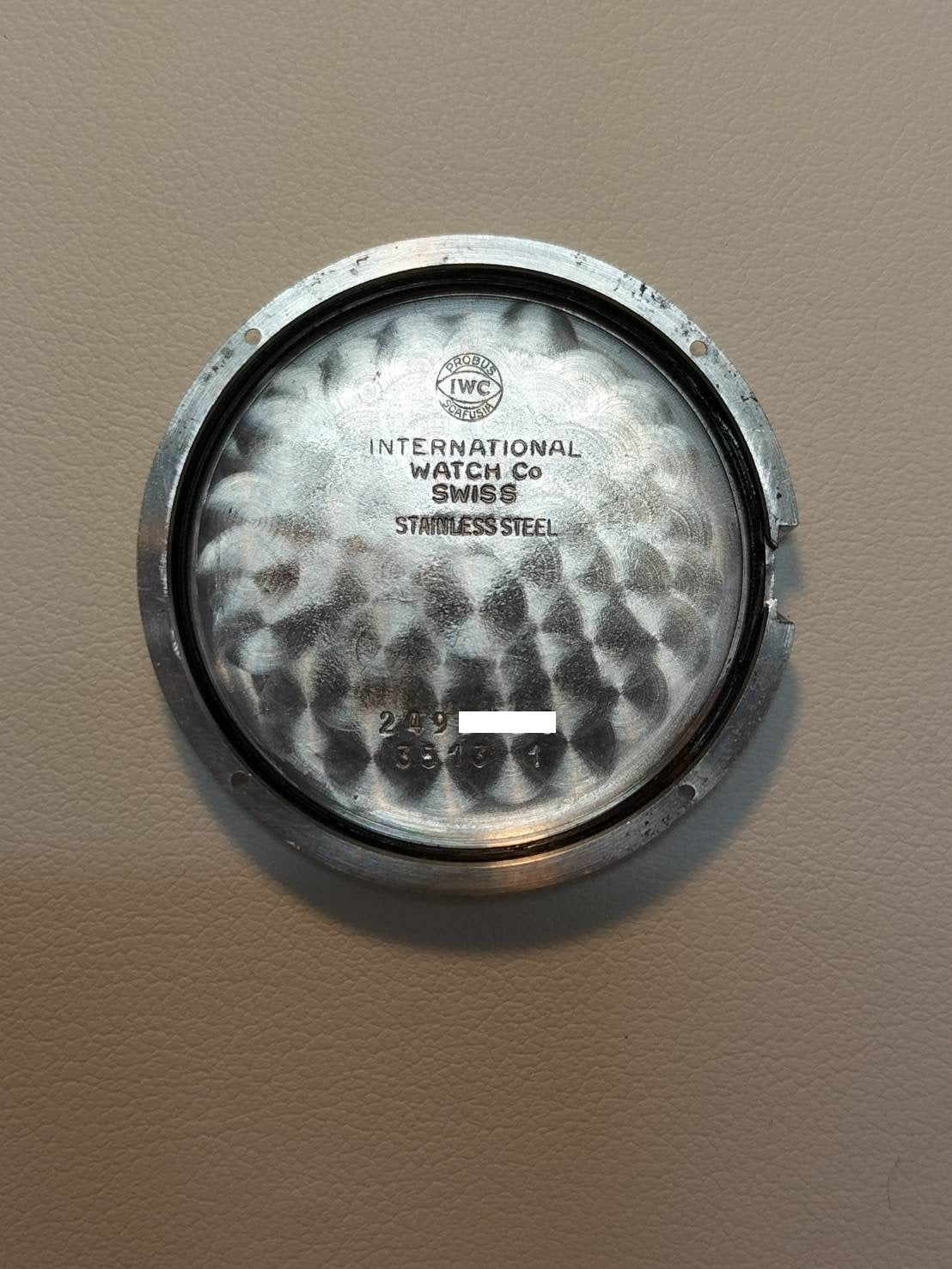 IWC アイダブリュシー ポートフィノ IW351320 自動巻き Cal.37521 SS 革 純正尾錠(SS) ホワイト文字盤 34mm オーバーホール済み