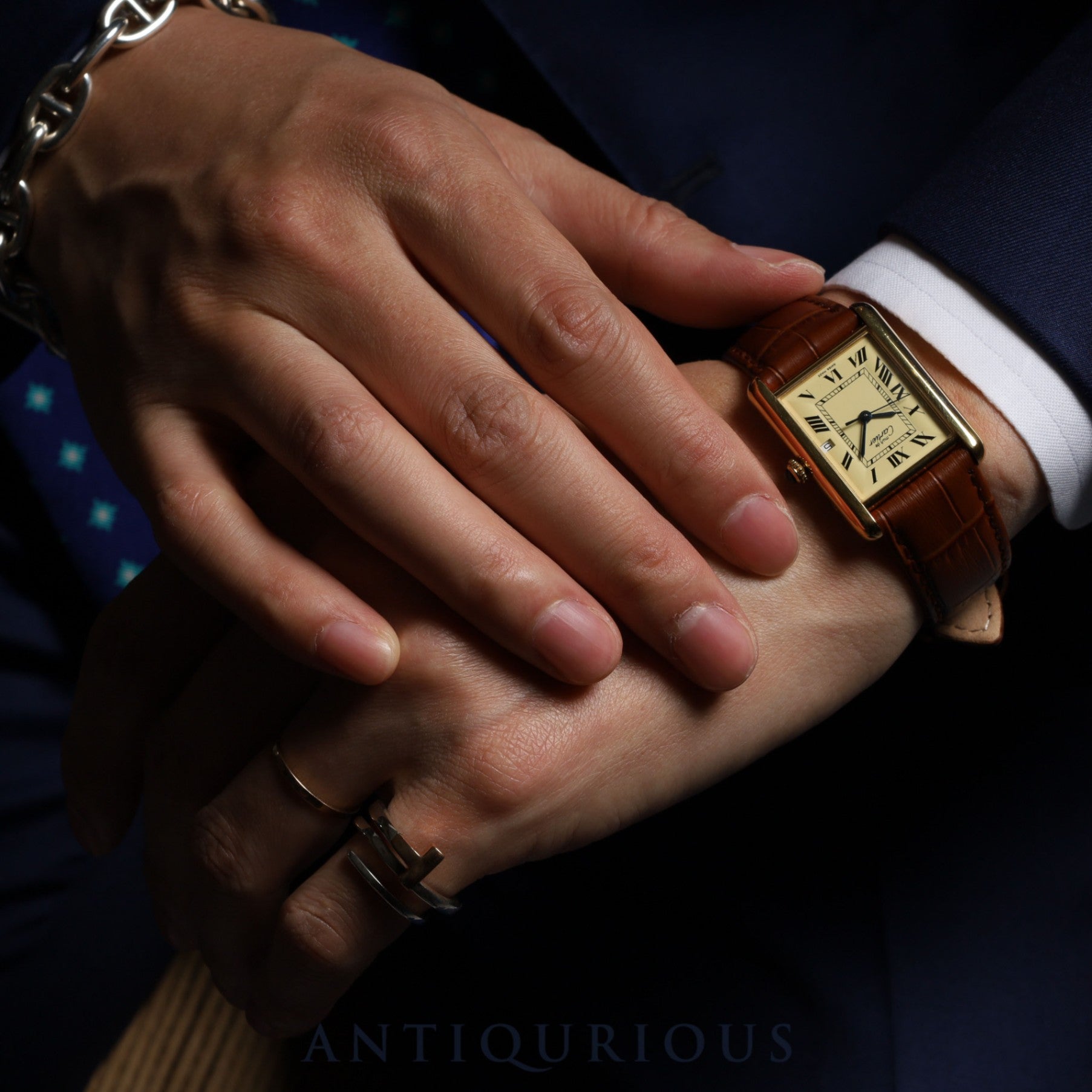 カルティエ マストタンク GM(XL) デイト QZ コンプリートサービス(フルメンテナンス)済み