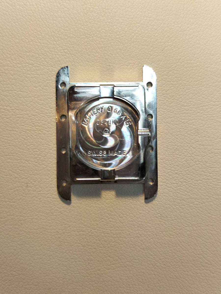 Cartier Must Tank MM 2416 Quartz Caliber 057 SV925 Leather Strap with Genuine Stainless Steel Buckle, White Roman Dial, Overhauled