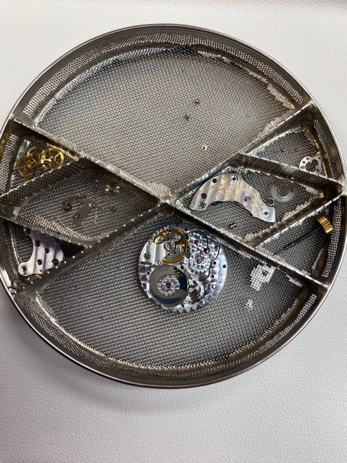 Vacheron Constantin Essential 31039/1 Manual winding Cal.1132.2 YG Leather Genuine buckle (750) White dial Overhauled