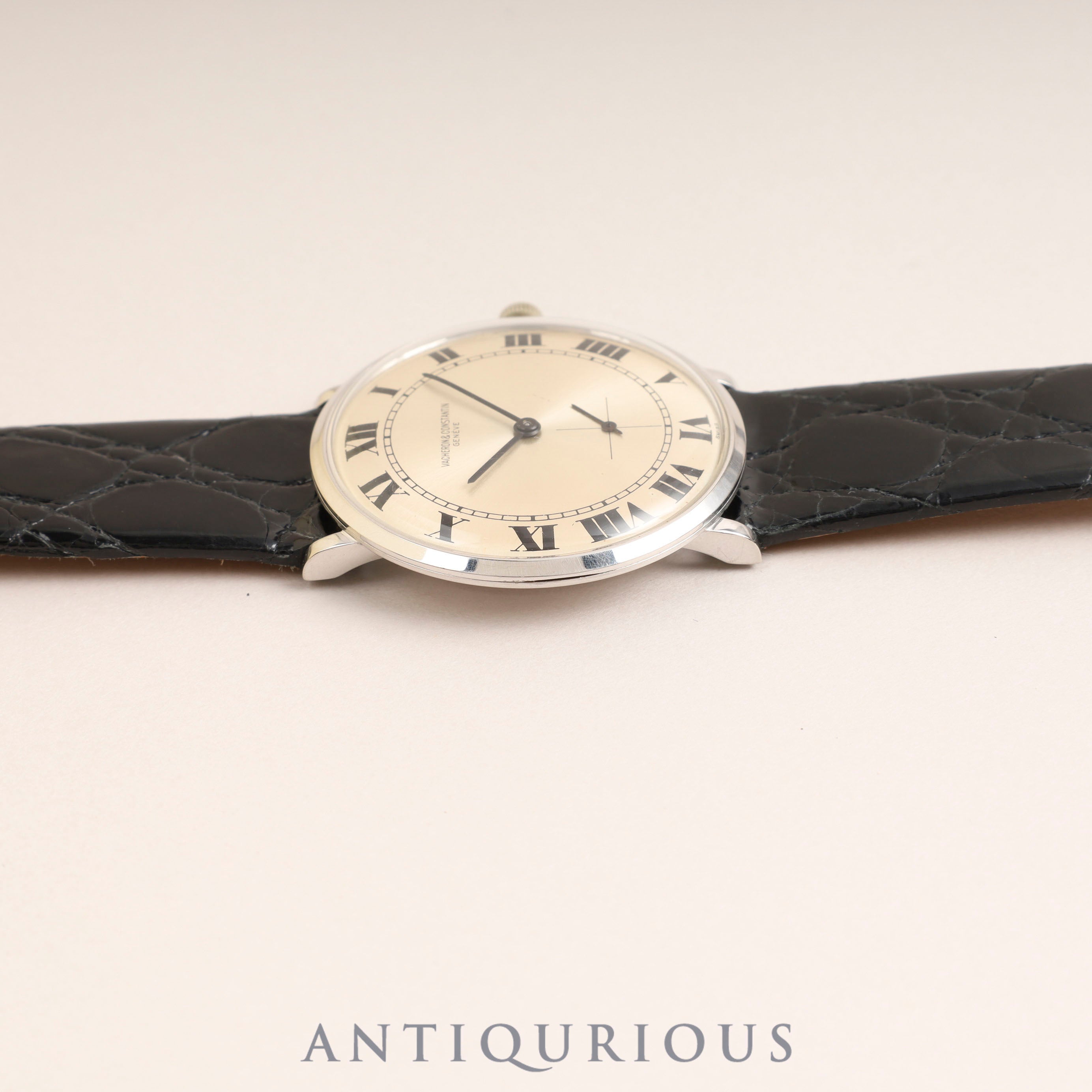 Vacheron Constantin Small Second 6319 Manual Winding Cal.K1001/1 WG Leather Silver Dial