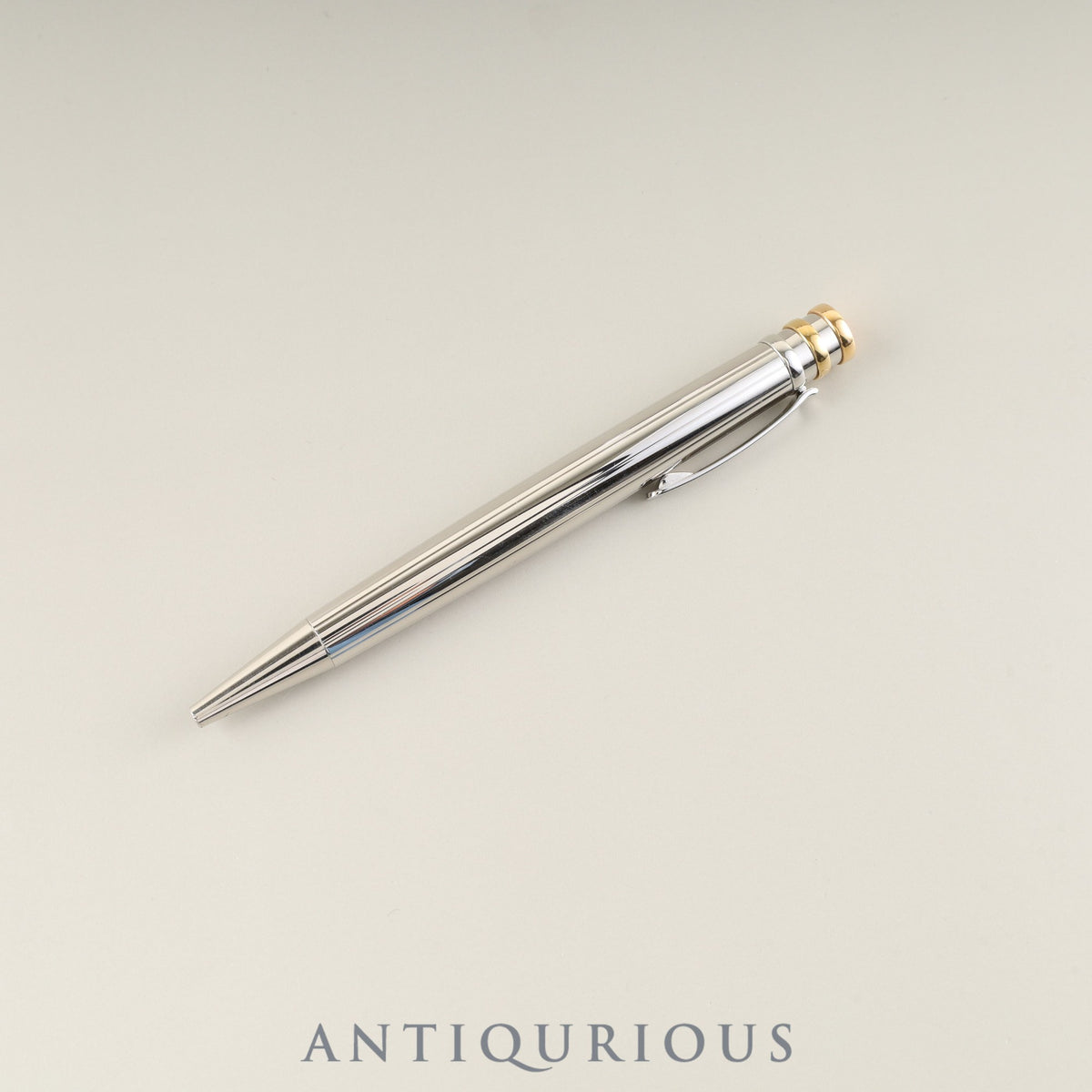 Cartier Trinity Ballpoint Pen, Twist Style, Metal/GP, Unused, Genuine Refill