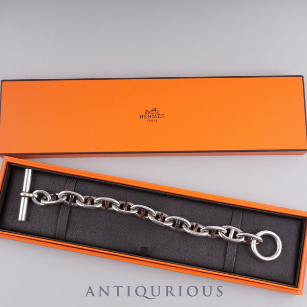 エルメス ブレスレット シェーヌダンクル TGM  12コマ SV925 箱 20年刻