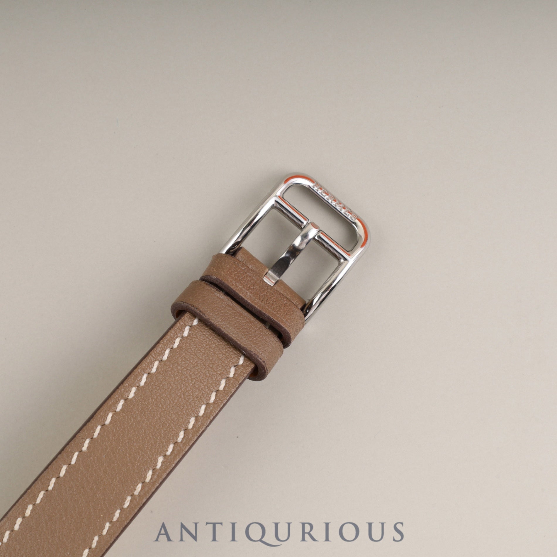 エルメス ケープコッド CC1.210a クォーツ Cal.976.001 SS 純正革ベルト 純正尾錠(SS) シルバー文字盤 冊子 箱 保証書(2019年)オーバーホール済み