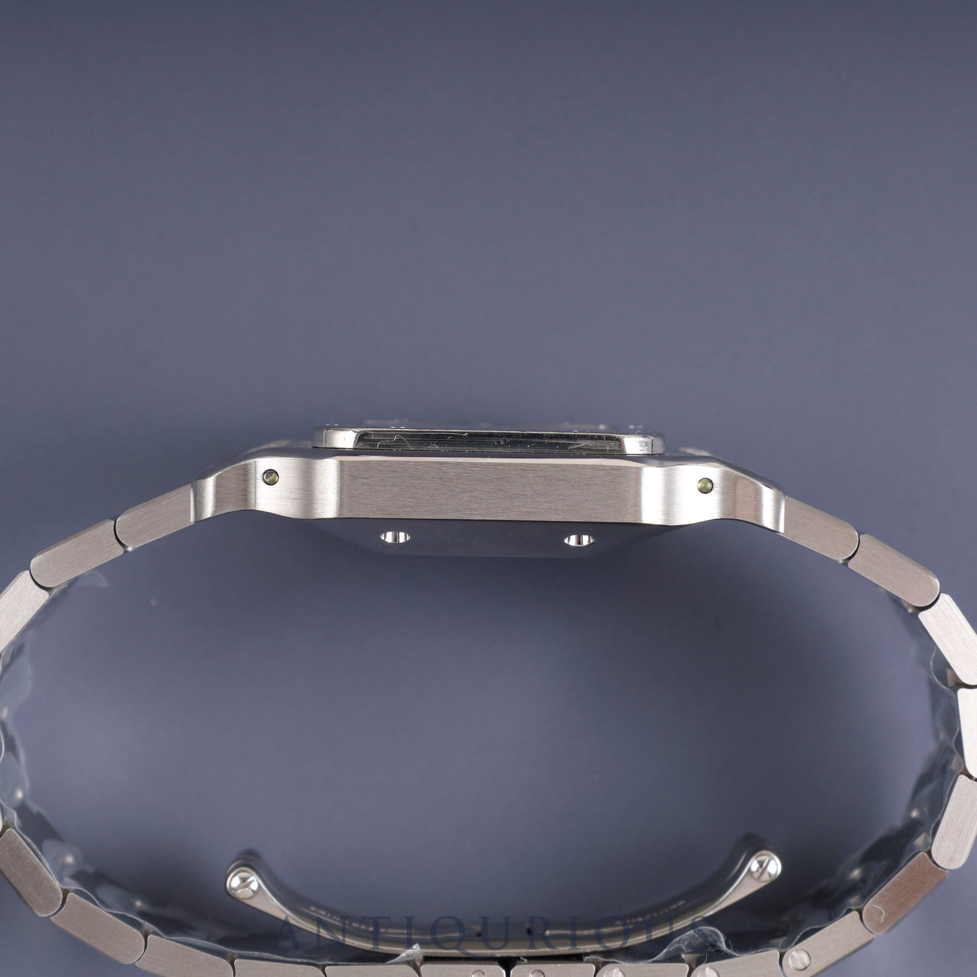 Cartier Santos Galbee LM 45168281/1553 Automatic SS SS Garnet dial Bordeaux dial Complete service (full maintenance) completed at Cartier boutique