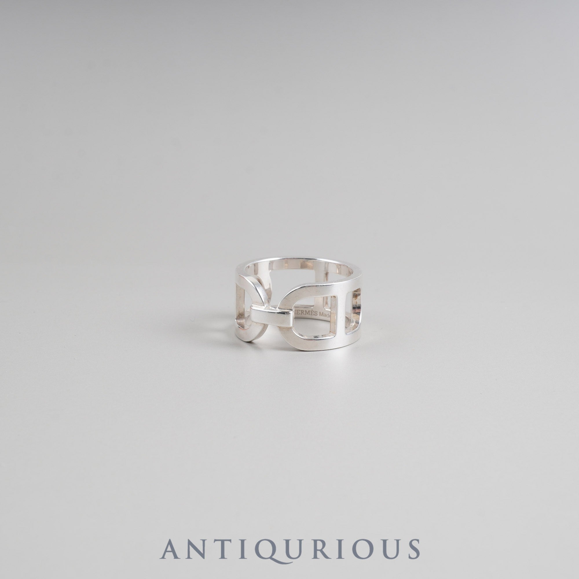 Hermes Ring Ever Chaine d'Ancre SV925 #55 Box 21 Years