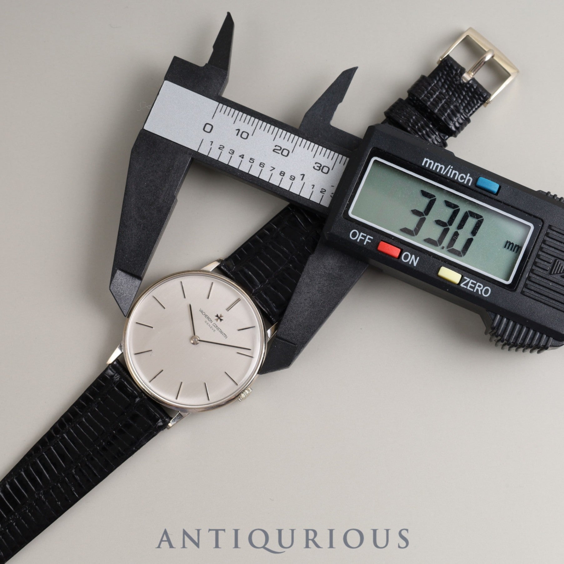 ヴァシュロン・コンスタンタン パトリモニー 2013 手巻き Cal.K1014 750 革 純正尾錠(750)シルバー文字盤 33.0mm オーバーホール済み