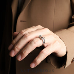 Tiffany & Co. Ring Hardware SV925, size 13.5, dust bag