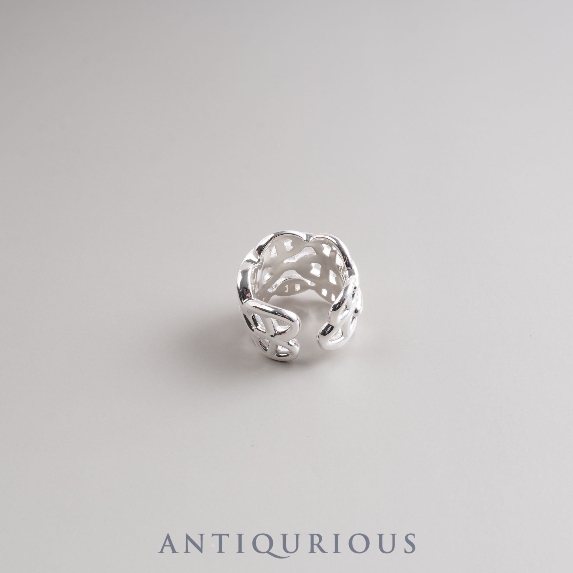 Hermes Ring Chaine d'Ancre Anchaine GM #55 SV925 Box