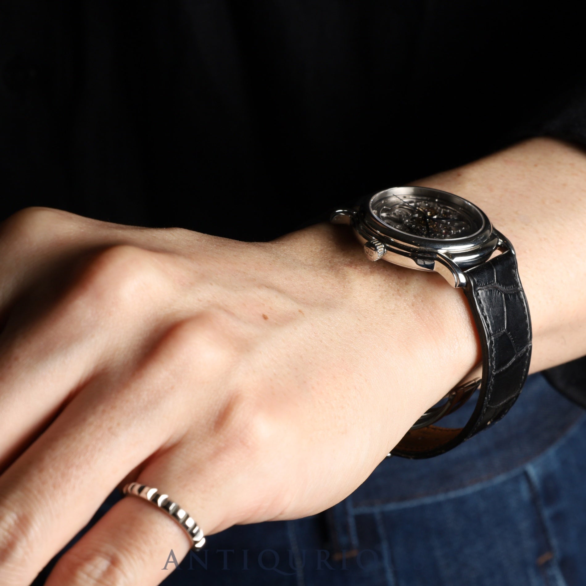 Hermès Sesame SM1.710 Automatic Caliber - Stainless Steel Genuine Leather Strap Genuine Buckle (SS) Skeleton Dial Warranty (2001) Box Booklet Overhauled