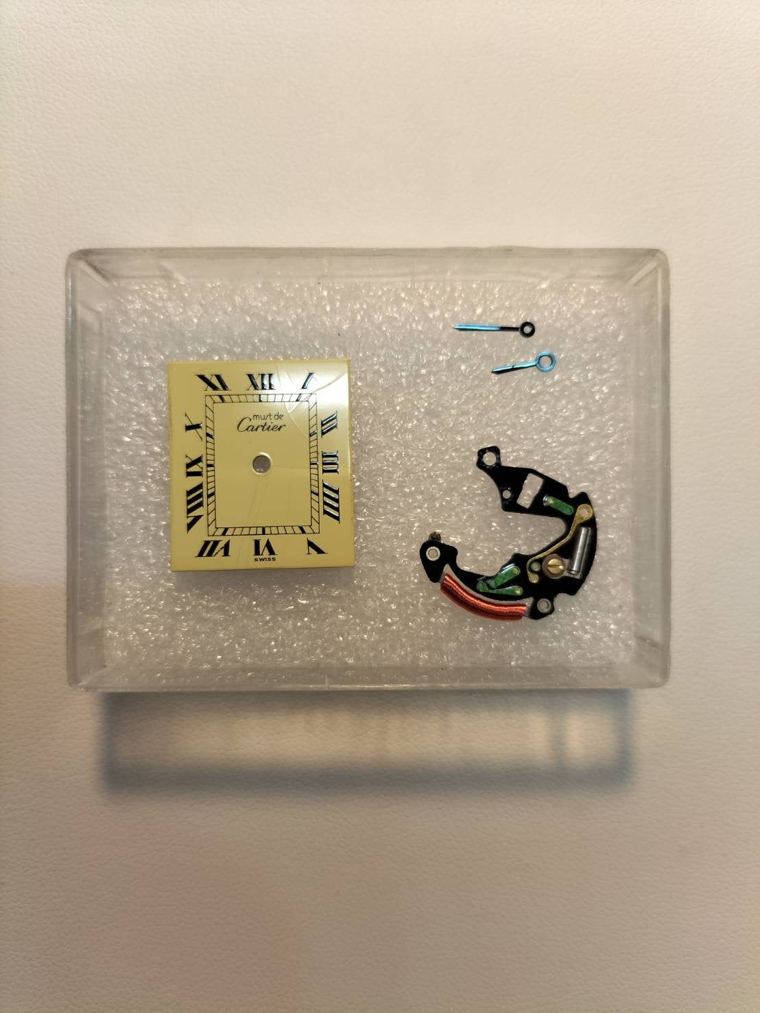 カルティエ マストタンク LM 590005 クォーツ Cal.90 SV925 革 純正尾錠(GP) アイボリーローマン文字盤 オーバーホール済み