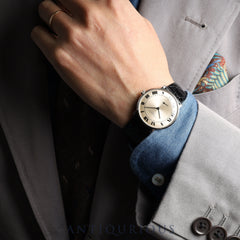 Vacheron Constantin Small Second 6319 Manual Winding Cal.K1001/1 WG Leather Silver Dial