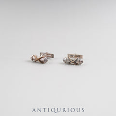 ティファニー カフリンクス シグネチャー コンビ SV925/750
