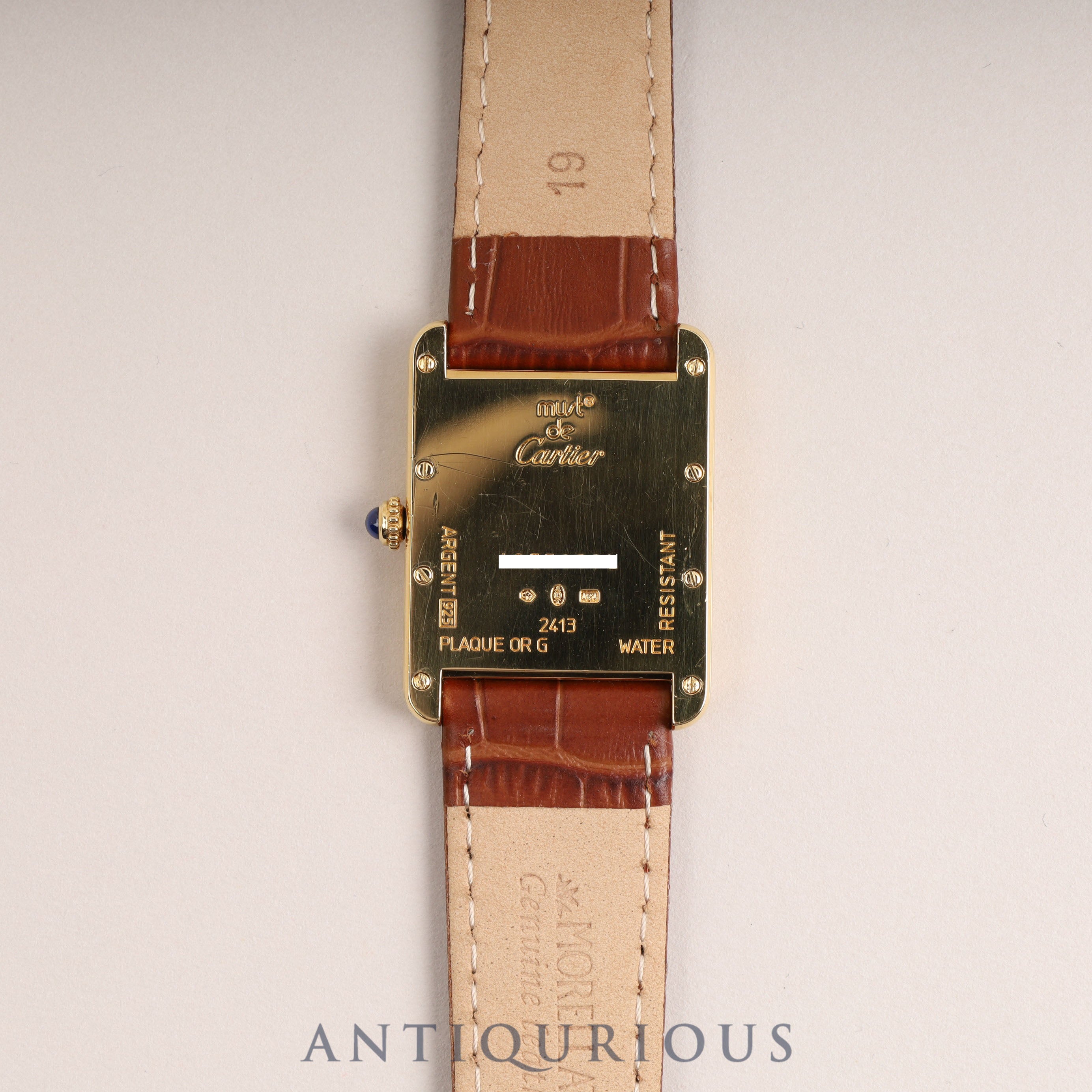 カルティエ マストタンク GM(XL) デイト QZ コンプリートサービス(フルメンテナンス)済み