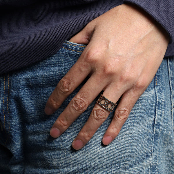 Hermes Ring Chaine d'Ancre Passerelle SV925 #53