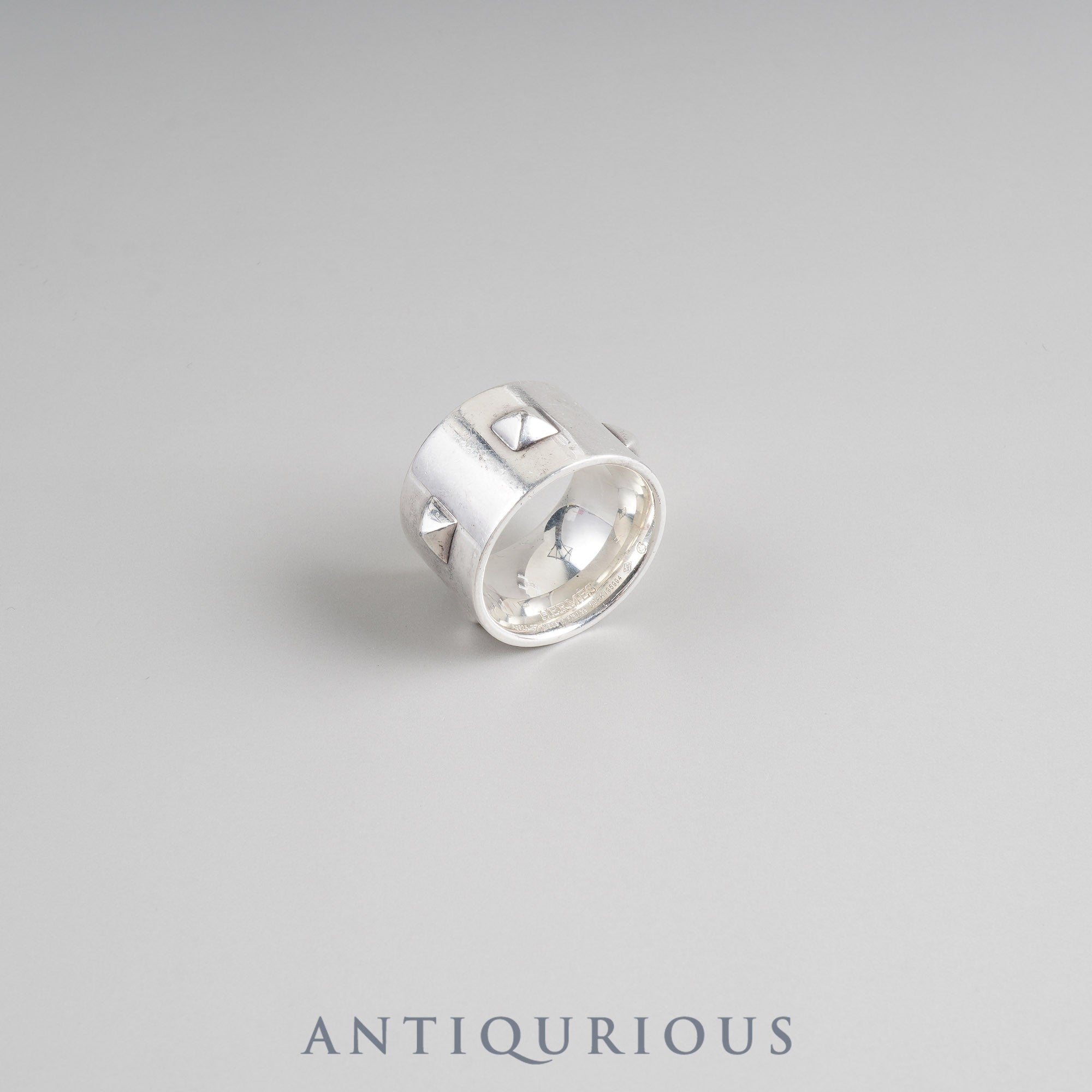 エルメス リング ミニクルー GM スターリングシルバー #57 箱 19年刻