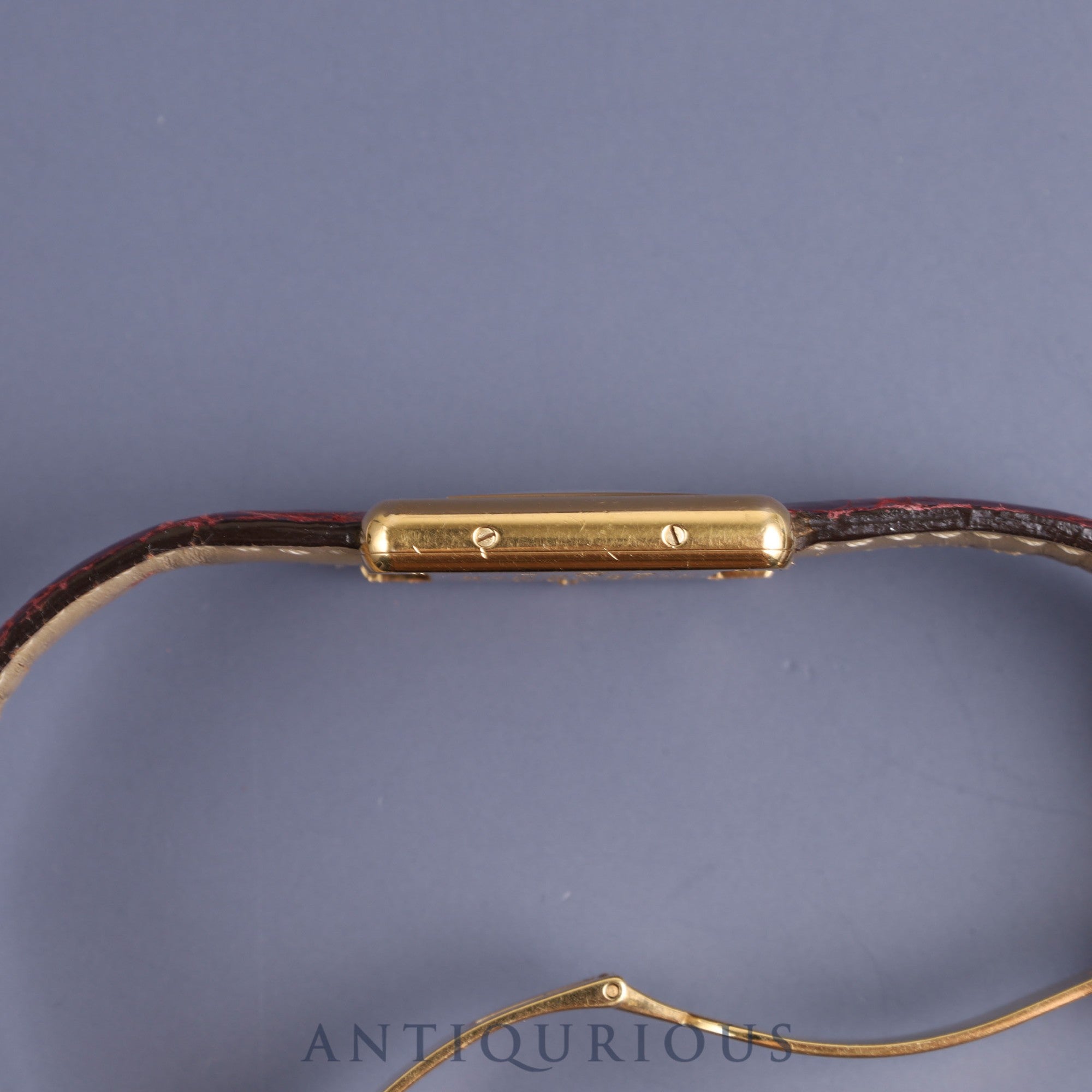 カルティエ マストタンク SM W1005554 / 5057001 クォーツ Cal.057 SV925 純正革ベルト 純正Dバックル オパラン文字盤 保証書(1998年)オーバーホール済み