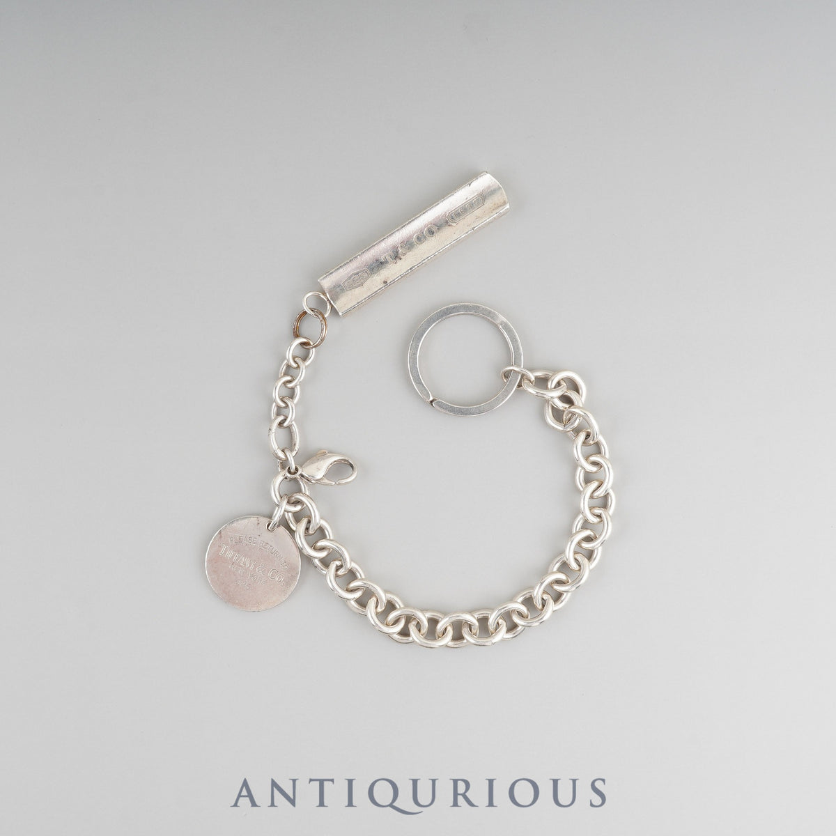 Tiffany Key Ring 1837 Sterling Silver 1999 Stamp