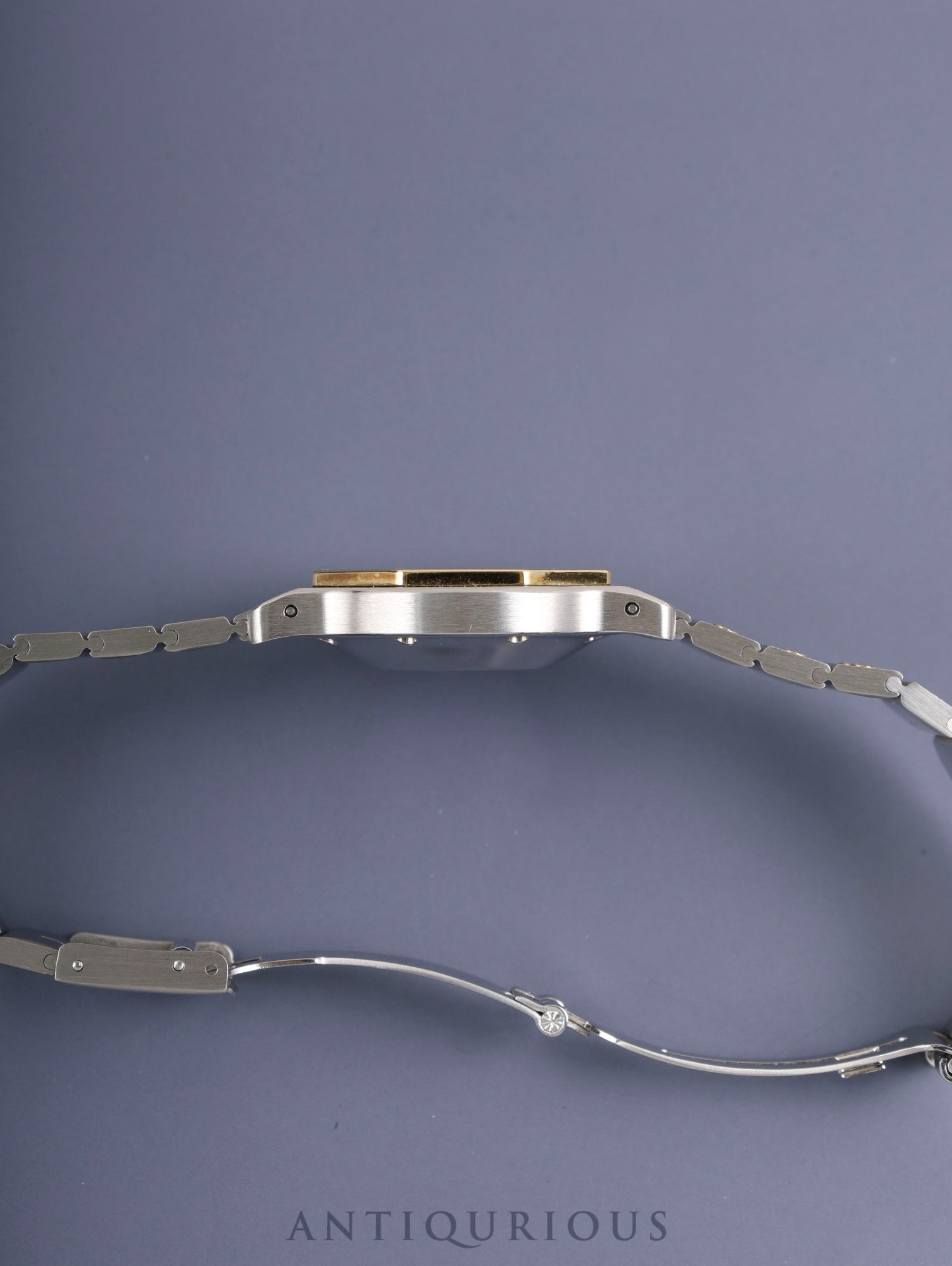 カルティエ サントス オクタゴン LM 2966 自動巻き Cal.077 SS/YG SS/YG ホワイトローマン文字盤 冊子 オーバーホール済み