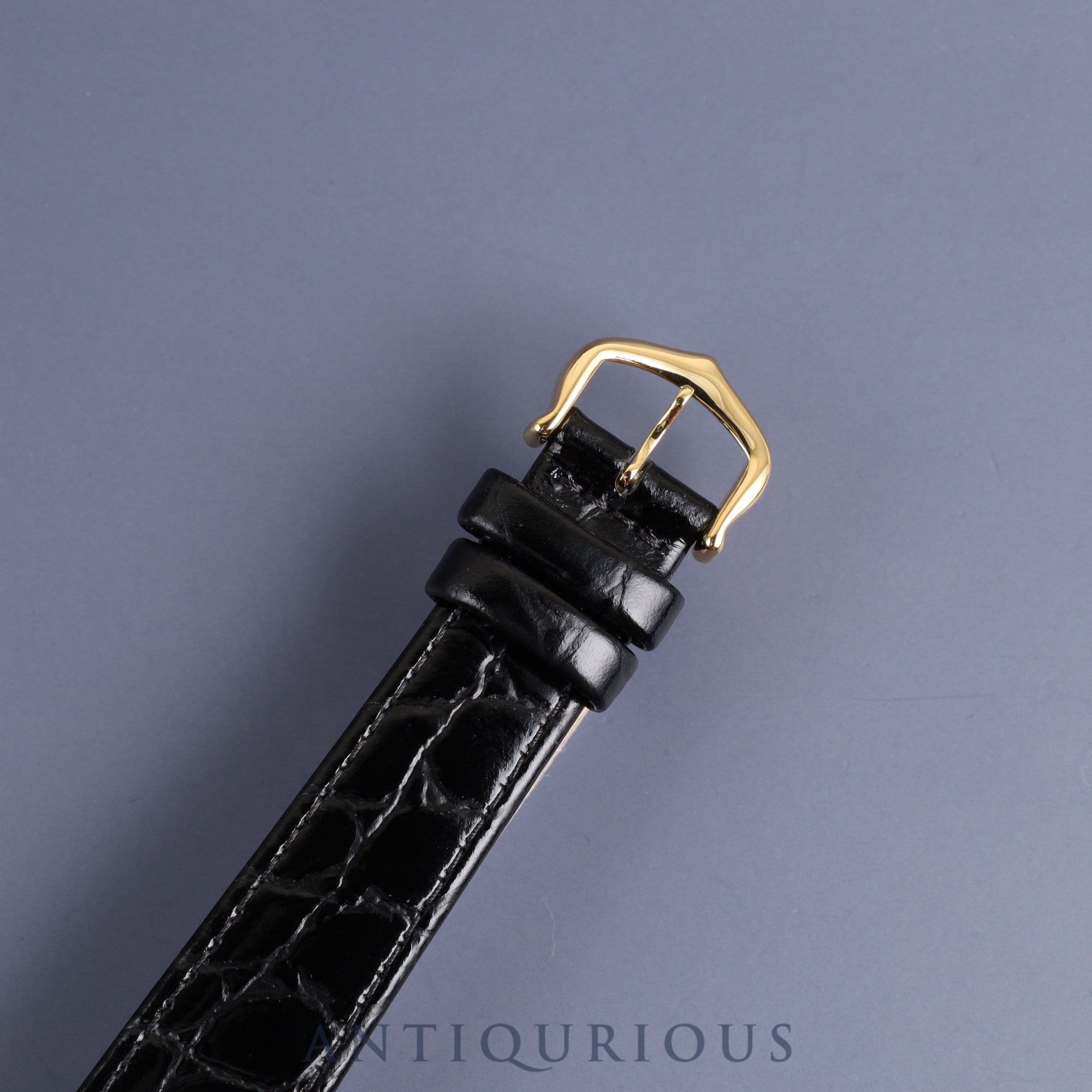 カルティエ マストタンク LM 手巻き Cal.78-1 925 革 純正尾錠(GP)ブラックローマン文字盤 オーバーホール済み 新品仕上げ済み