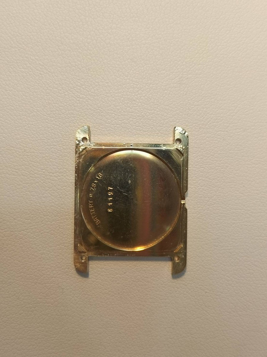 カルティエ マストタンク LM 6 81006 クォーツ Cal.81 SV925 革 純正尾錠(GP) アイボリーローマン文字盤 箱 オーバーホール済み