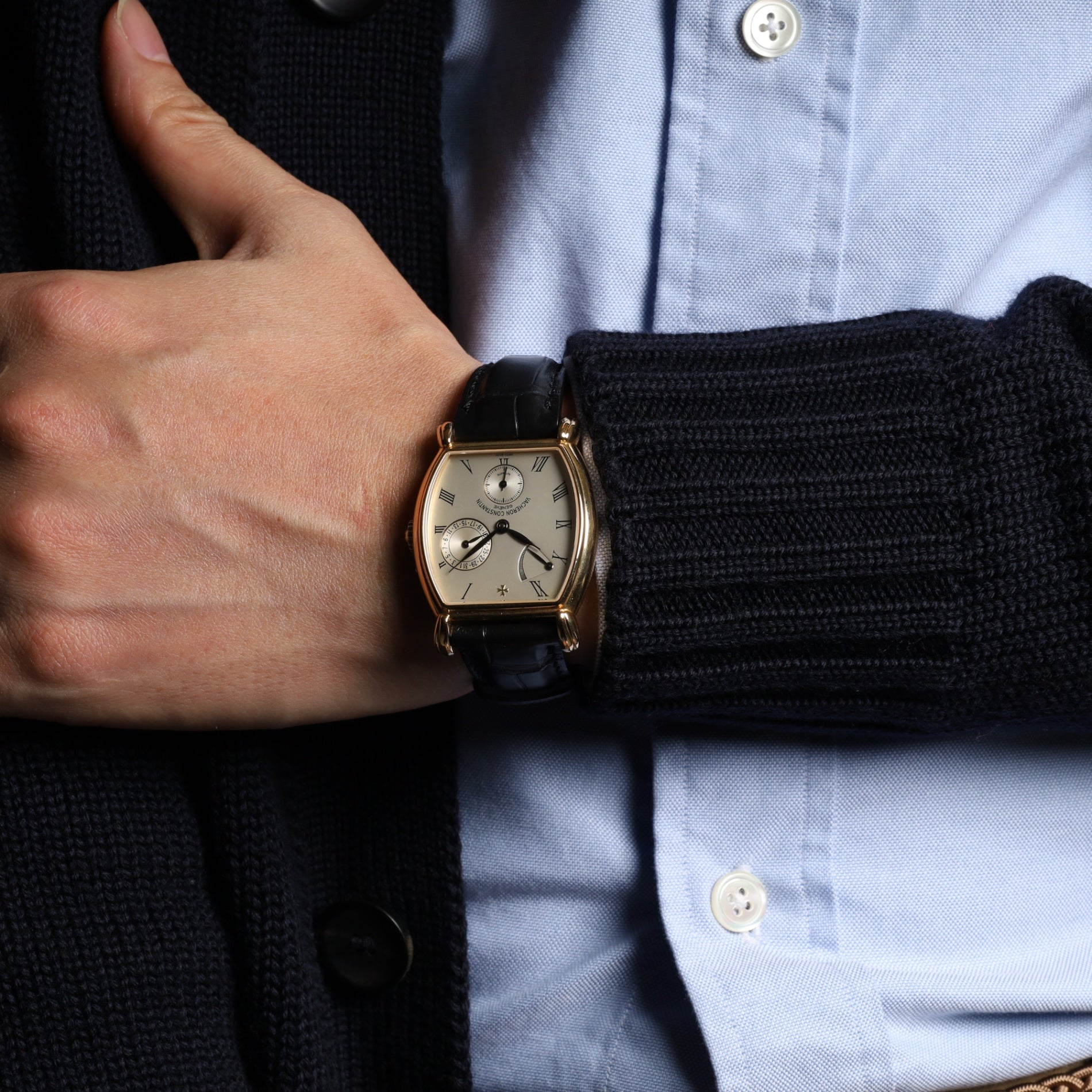 ヴァシュロン・コンスタンタン ジュビリー240 47240/000J 自動巻き Cal.1127 YG 純正革ベルト 純正尾錠(750)シルバー文字盤 箱