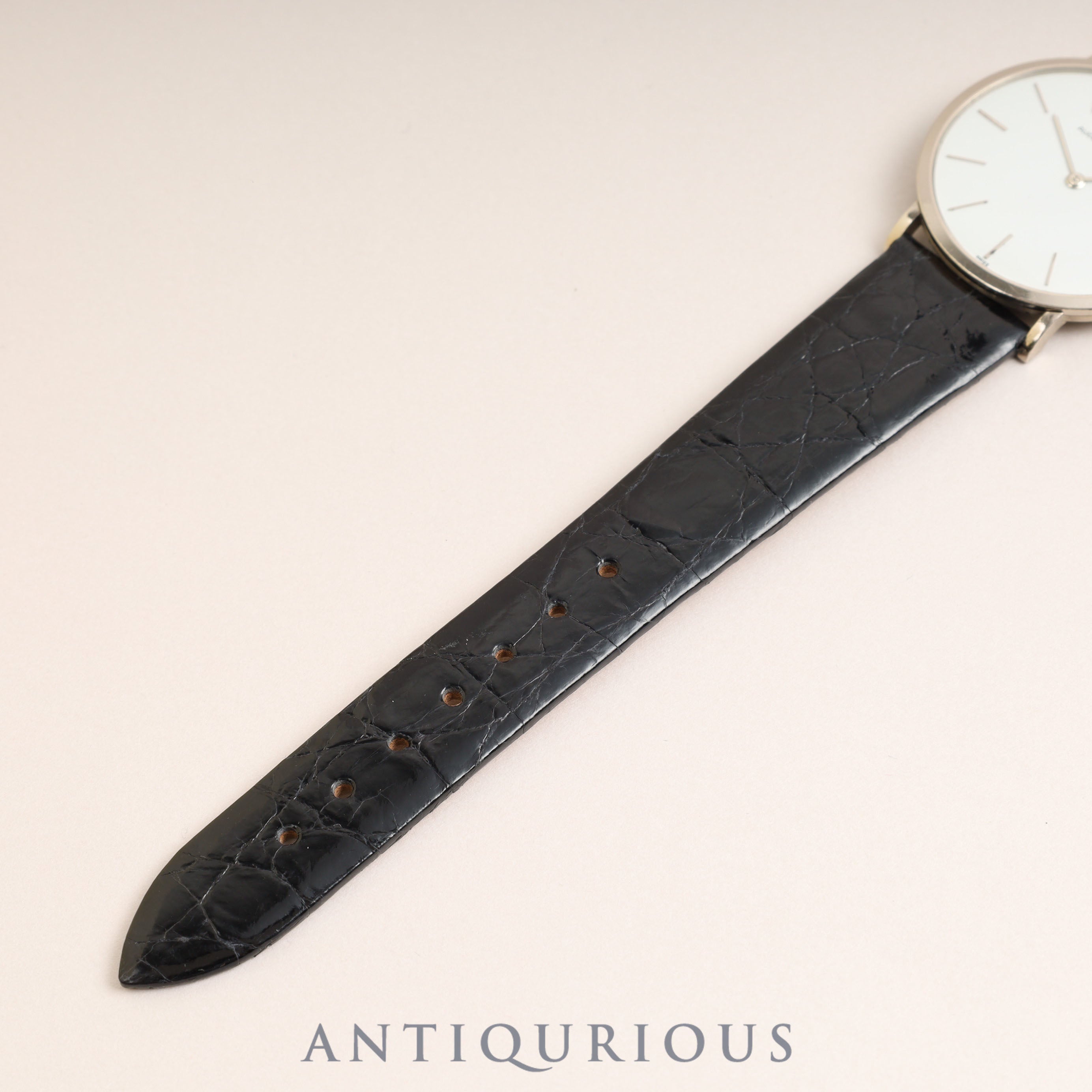 Audemars Piguet Extra Flat Hand-wound Cal.2090 750 Leather Genuine Buckle (750) White Dial 33.3mm 1976-1979