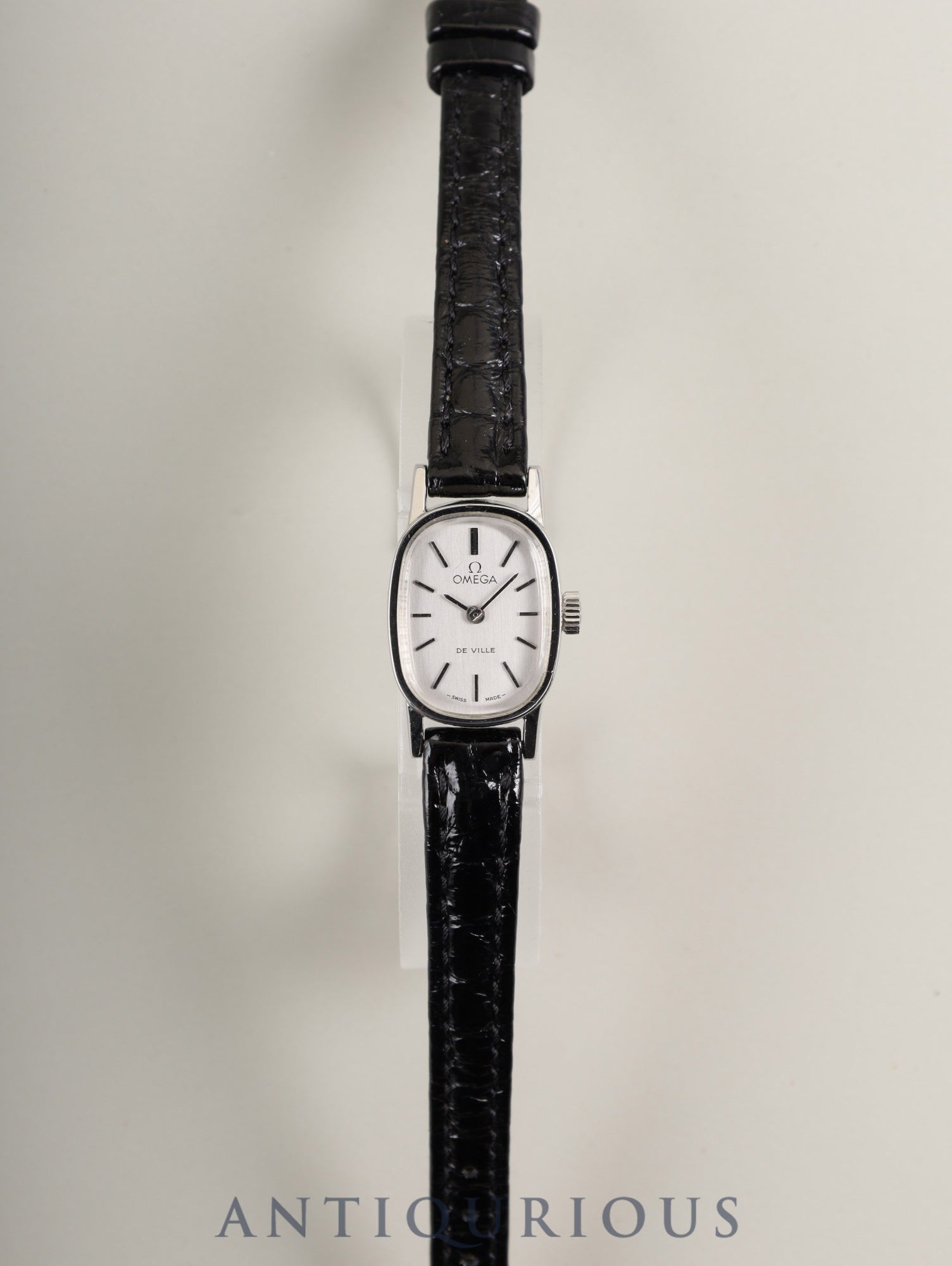 オメガ デ・ヴィル MF511.0454 手巻き Cal.1070 SS 革 純正尾錠(SS) シルバー文字盤 ケース オーバーホール済み