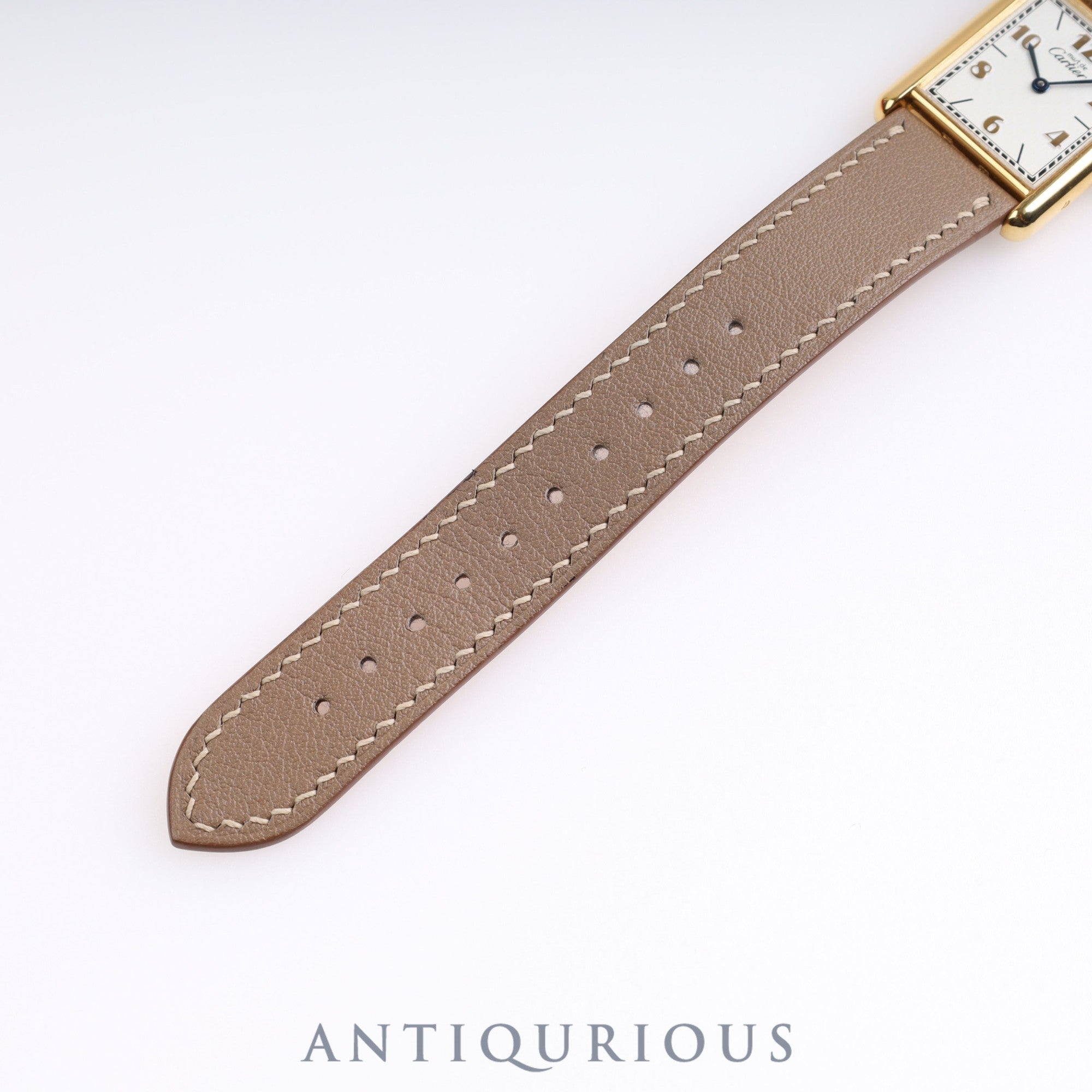 Cartier Must Tank LM QZ 590005 Arabic dial SV925 Leather Inner box