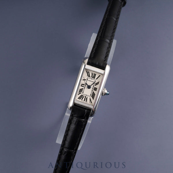 Cartier Tank Allongee SM W1532956 / 2525 Quartz Cal.028 750 Leather Genuine buckle (750) White Roman dial Warranty (2001) Overhauled After-sales service completed at Cartier boutique