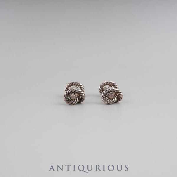 Hermes Cufflinks Rope Motif SV925