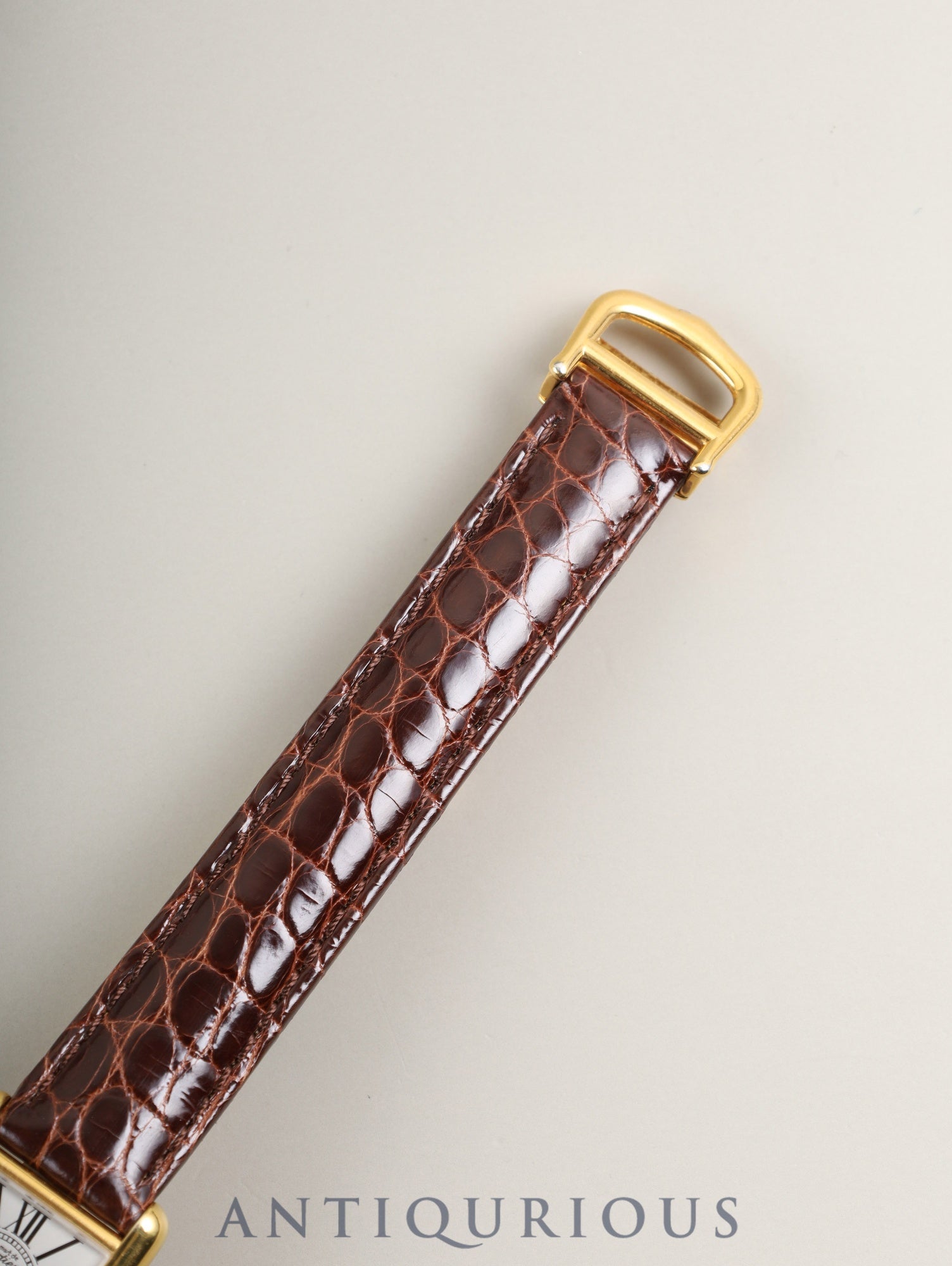 カルティエ マストタンク SM W1005554 / 5057001 クォーツ Cal.057 SV925 革 純正Dバックル(GP)オパラン文字盤(SWISS表記) 箱 冊子 保証書(1994年) オーバーホール済み 新品仕上げ済み