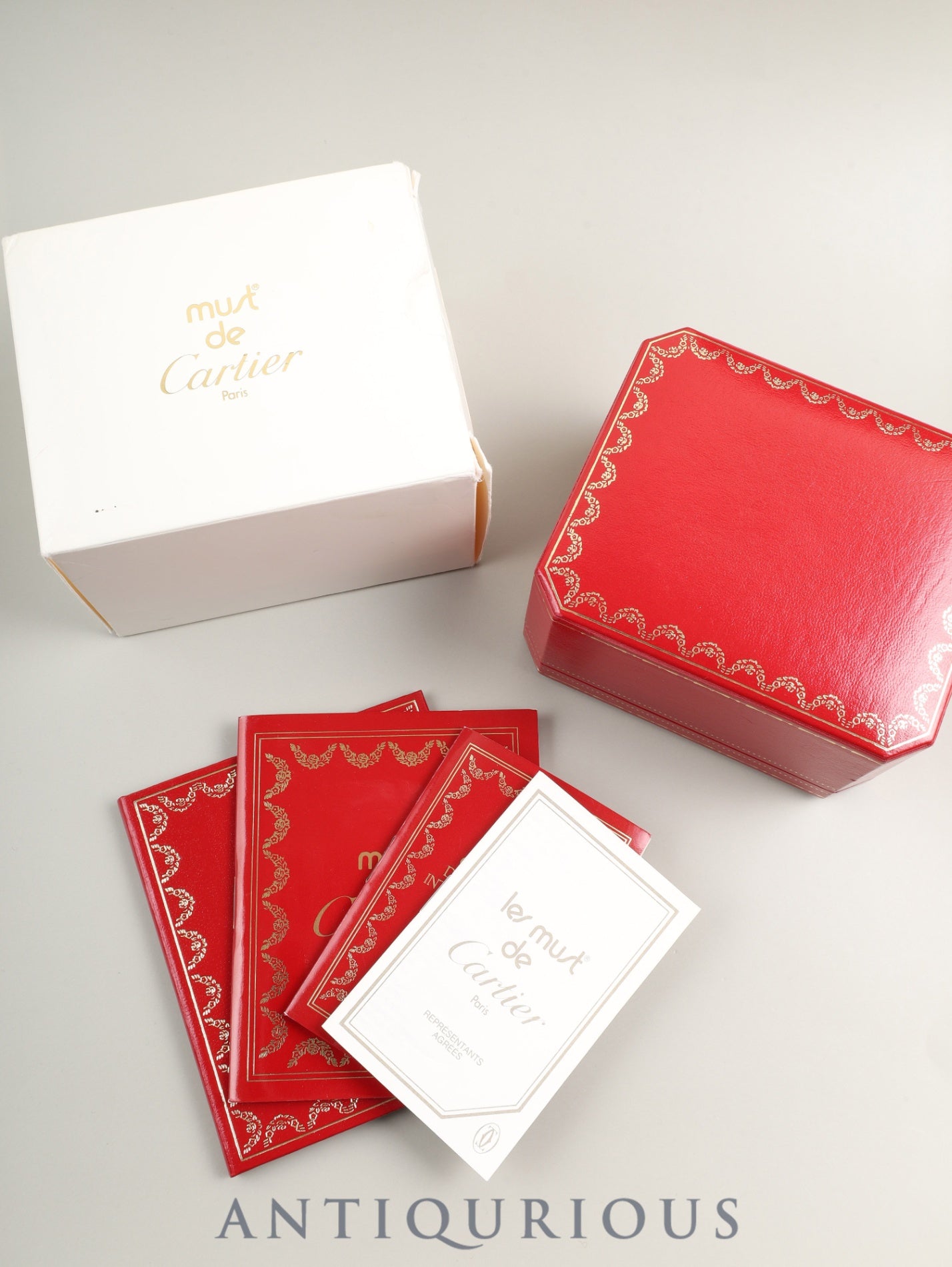 カルティエ マストタンク SM 5057001 クォーツ Cal.057 SV925 革 純正尾錠(GP)アイボリー文字盤(SWISS表記)箱 冊子 保証書(1995年/H7)オーバーホール済み