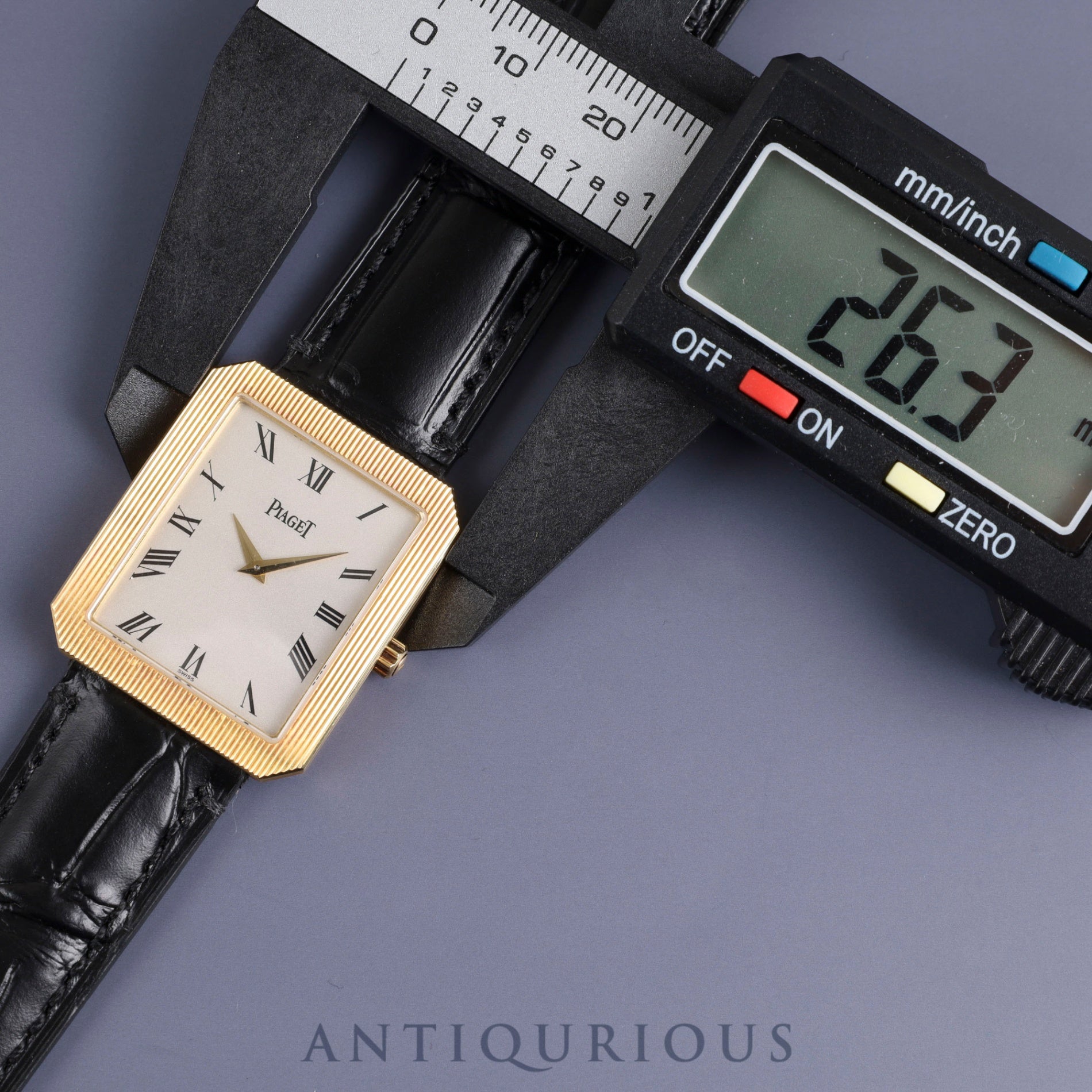 Piaget Protocol 90154 Manual winding Cal.9P2 YG Leather Genuine buckle (YG) Silver dial Warranty card (personal name included, 1994) Genuine replacement belt Overhauled