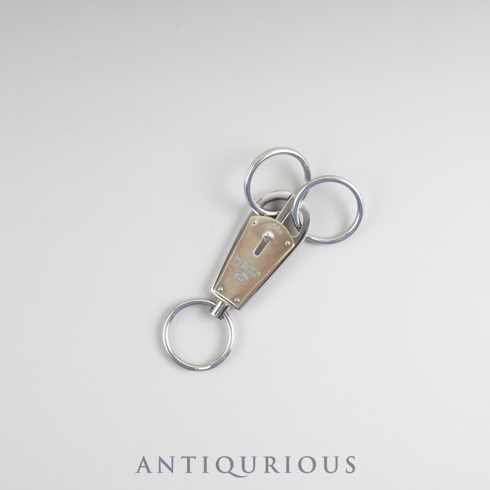 ティファニー キーリング 1837™ メイカーズ コレクション バレット 925×メタル 箱 保存袋