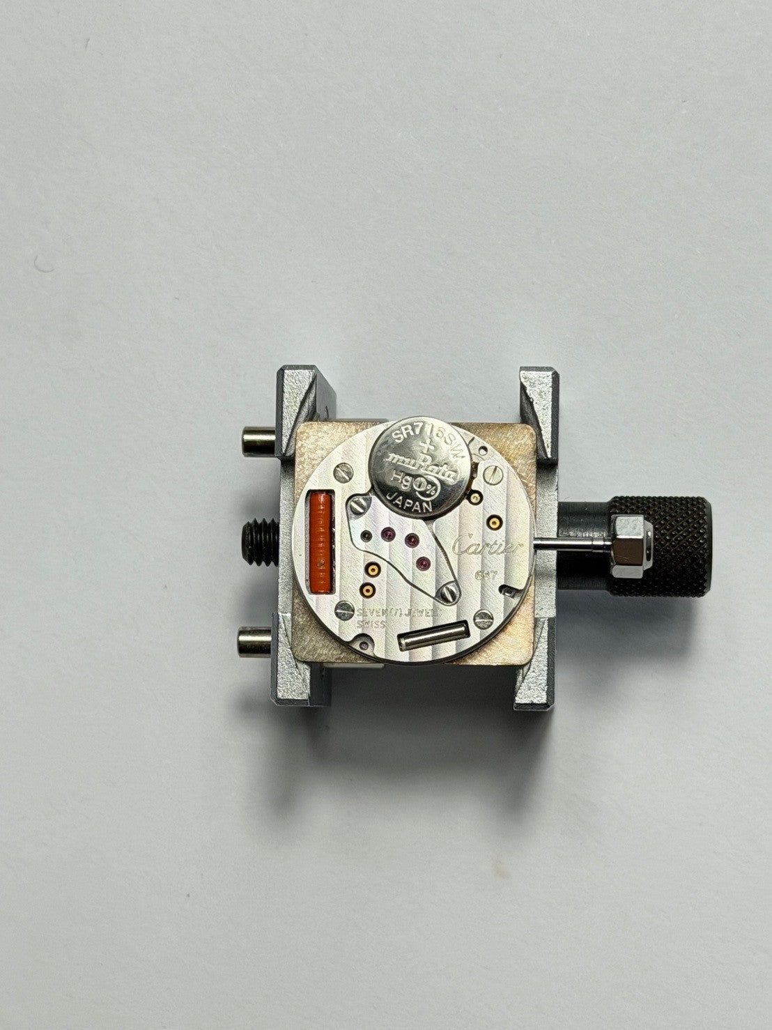 カルティエ サントス ガルベ LM W20060D6 / 1564 クォーツ Cal.687 SS SS ホワイトローマン文字盤(SWISS MADE表記) 箱 冊子 保証書 オーバーホール済み