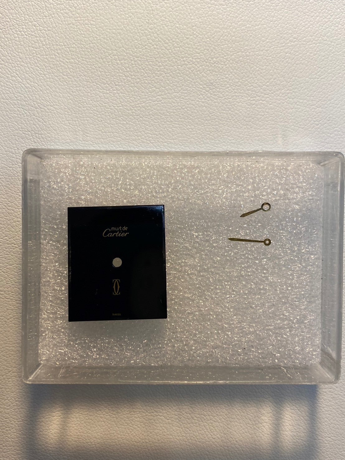 カルティエ マストタンク LM 手巻き Cal.78-1 SV925 革 純正尾錠(GP)ブラックオニキス文字盤 箱 オーバーホール済み