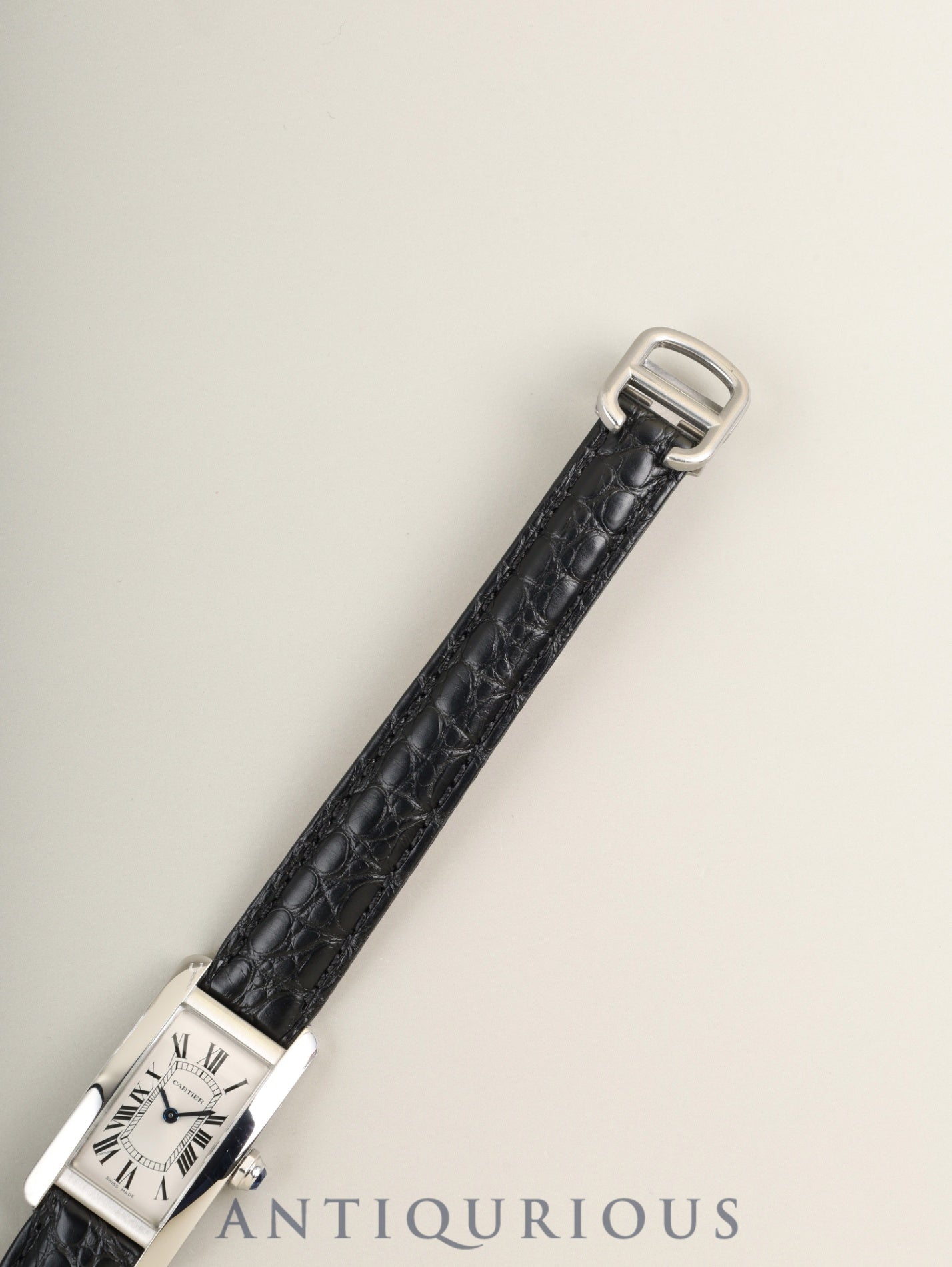 Cartier Tank Américaine SM WSTA0016 / 4274 Quartz Cal.157 SS Leather Original buckle (SS) Silver Roman dial (SWISS MADE) Warranty (2020) Overhauled