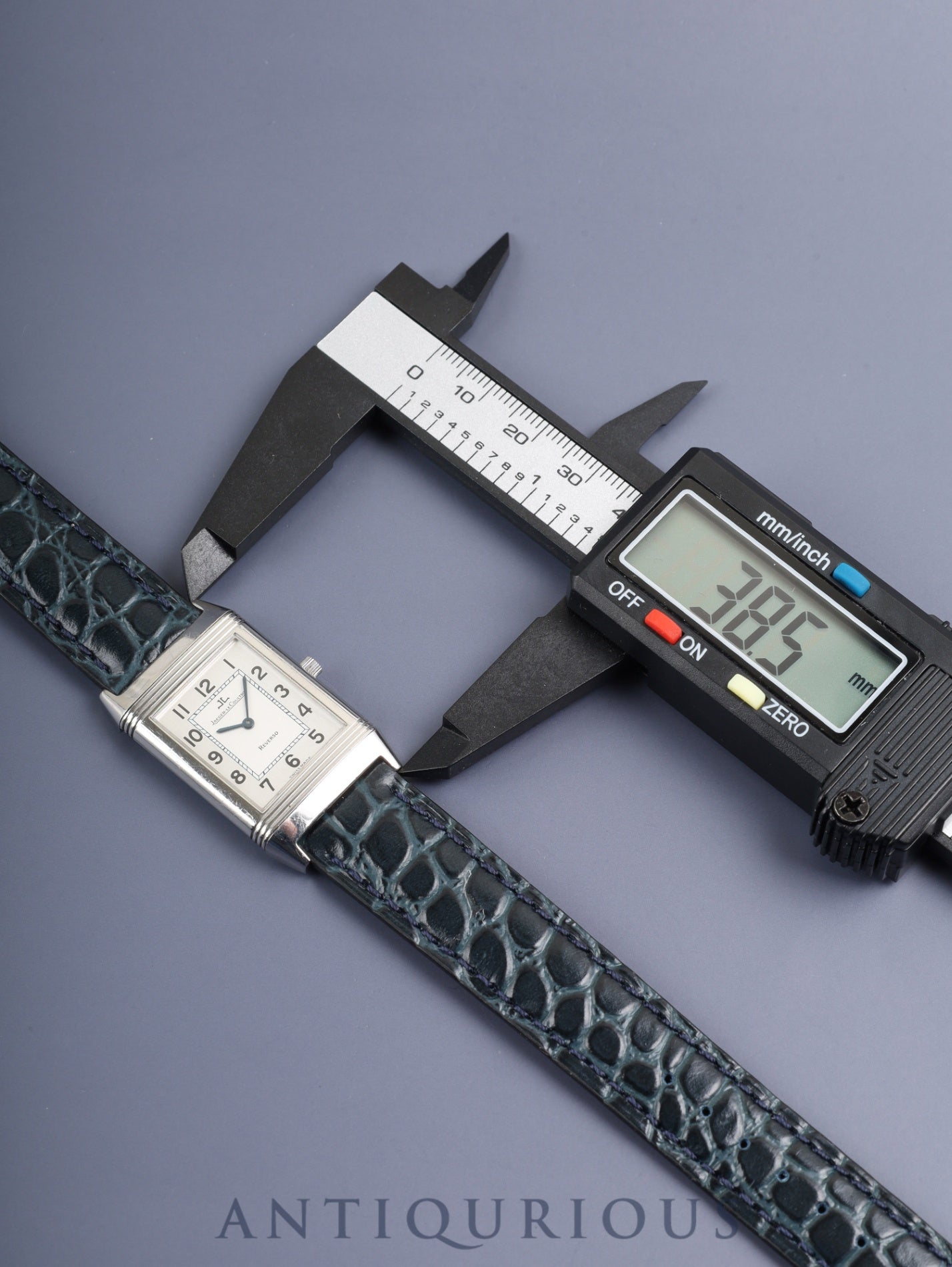 Jaeger-LeCoultre Reverso Classic 250.8.86 Manual Winding Cal.846/1 Leather Genuine Buckle (SS) Silver Arabic Dial (Case Back Engraved) Box, Case, Booklet, Warranty Card (1995) Overhauled