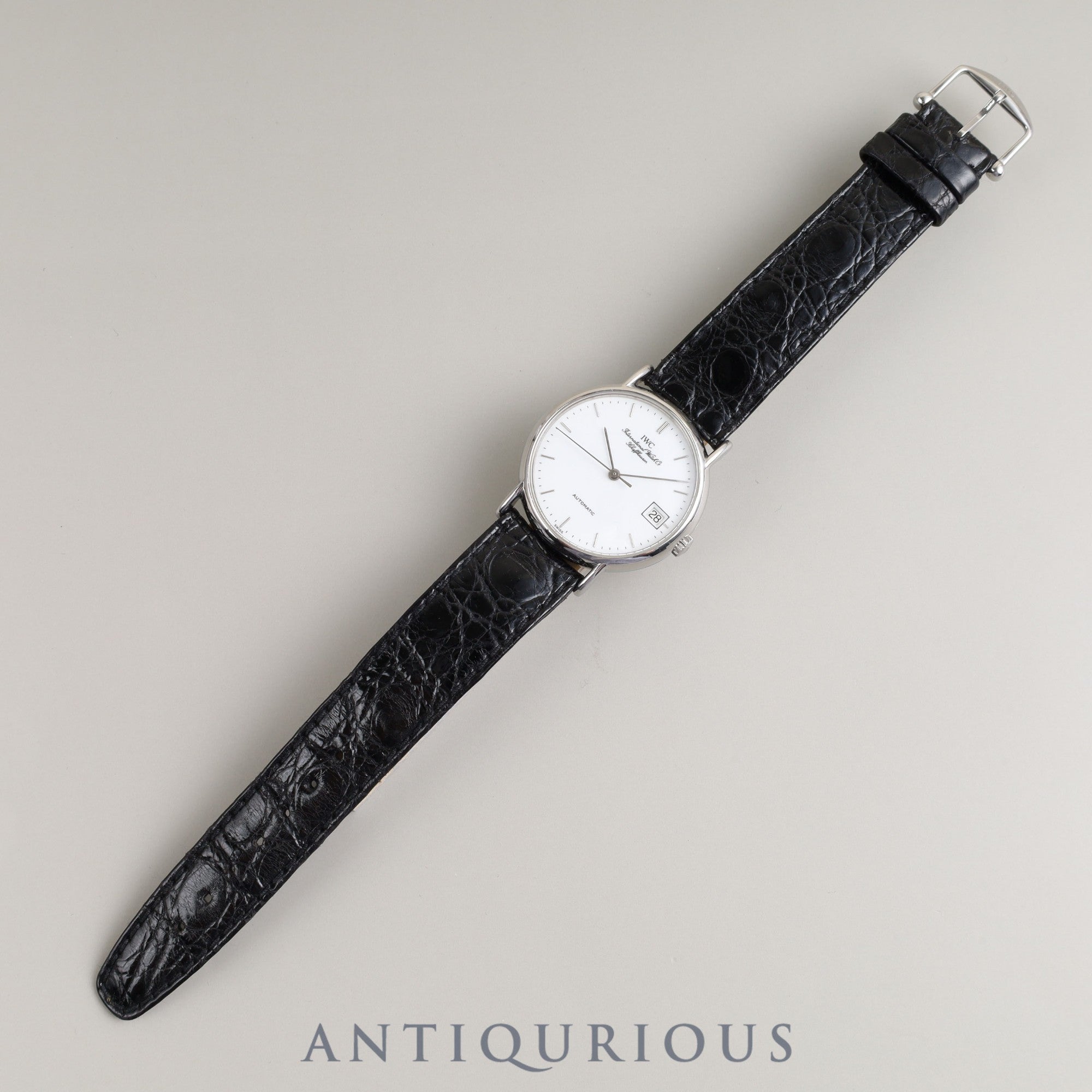 IWC Portofino IW351324 Automatic SS Genuine leather strap Genuine buckle (SS) White dial Overhauled IWC