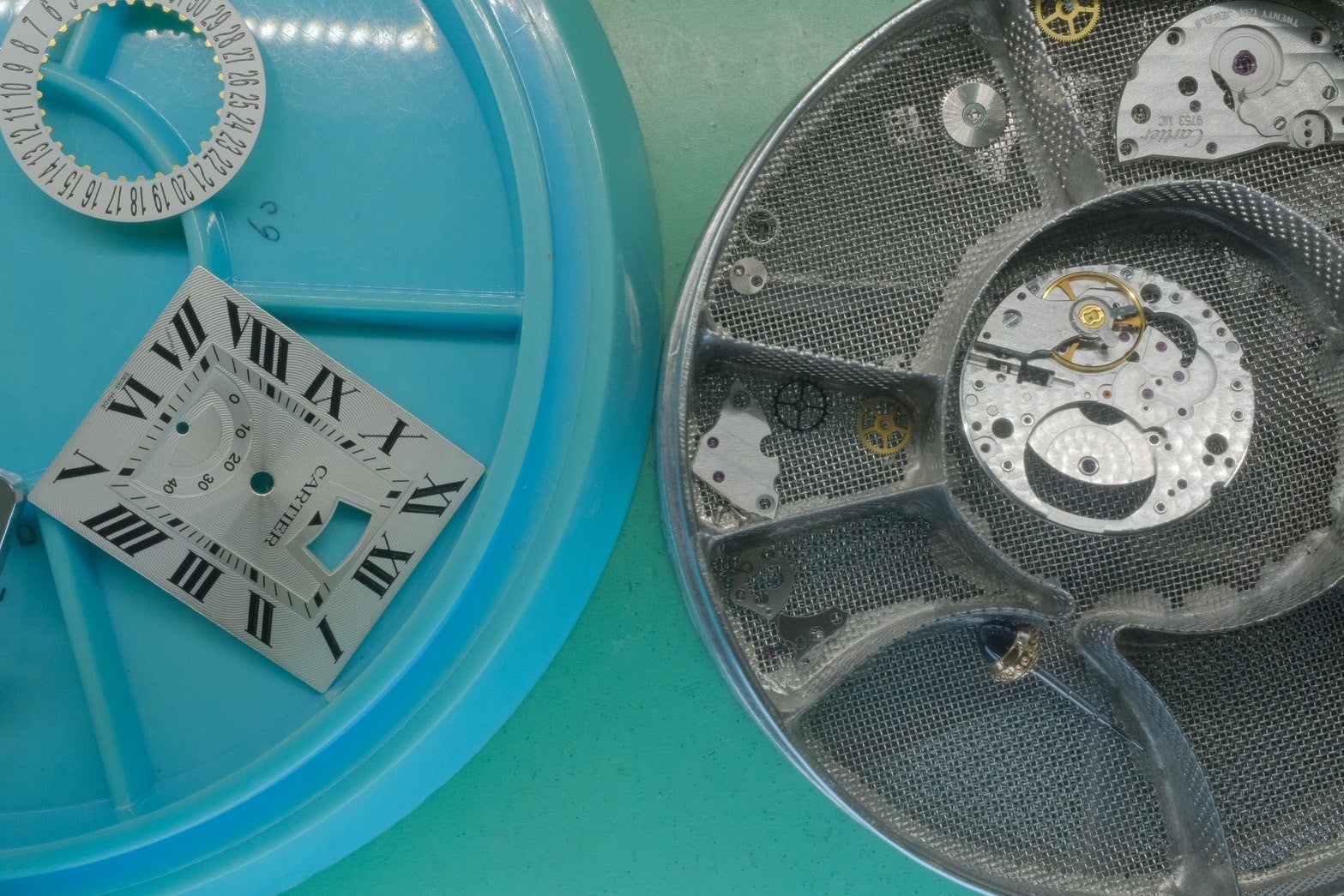 カルティエ タンクルイカルティエ XL W1560003 / 3185 自動巻き Cal.9753MC AU750(PG) 革 純正Dバックル(AU750)PG シルバーギョーシェ文字盤 箱 保証書(2017年) オーバーホール済み