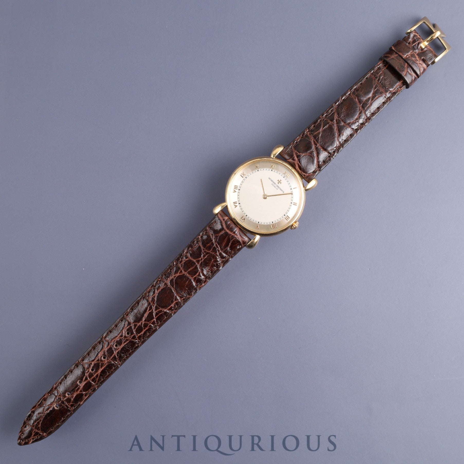 ヴァシュロン・コンスタンタン ヒストリカル 33084/000J-2 手巻き Cal.1003/2 YG 革 純正尾錠(YG)ゴールド文字盤 箱 ケース 保証書(年代未記載)オーバーホール済み