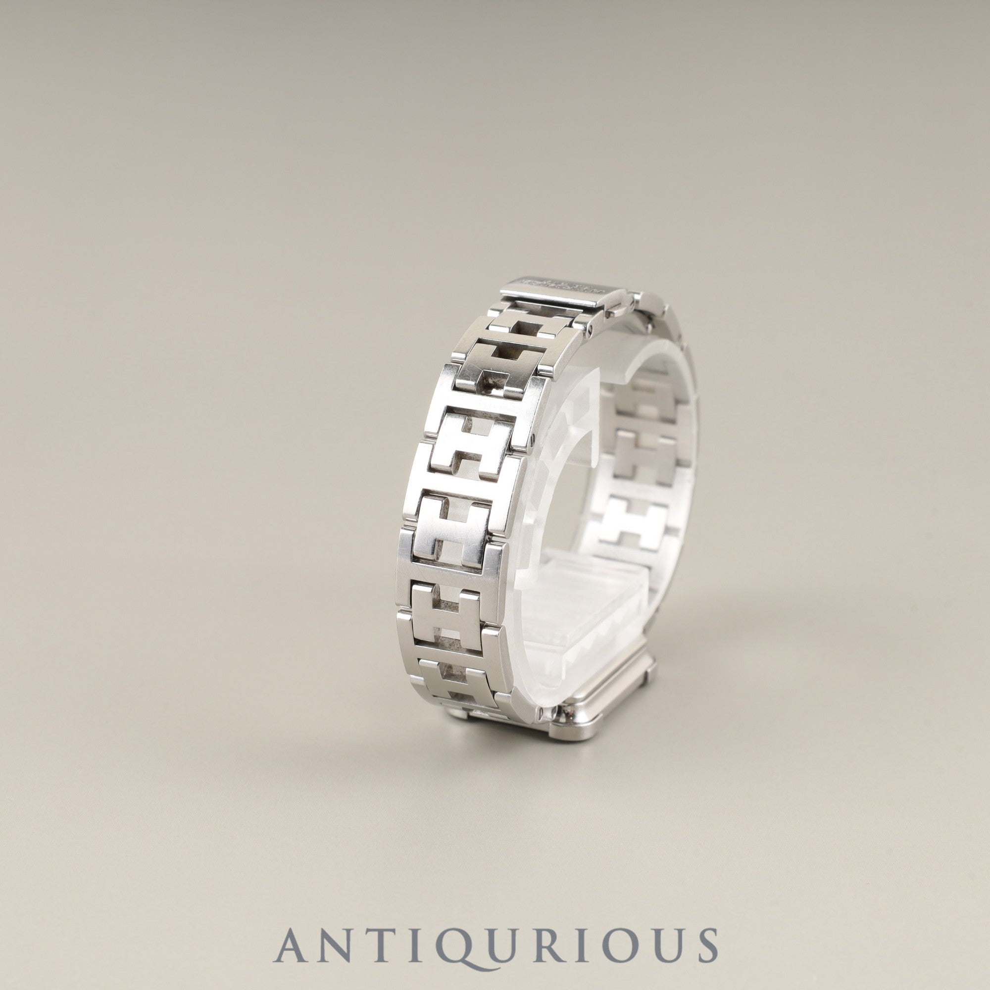 Hermès Cloajour CR2.210 Quartz Cal.976.001 Stainless Steel White Shell Dial Overhauled