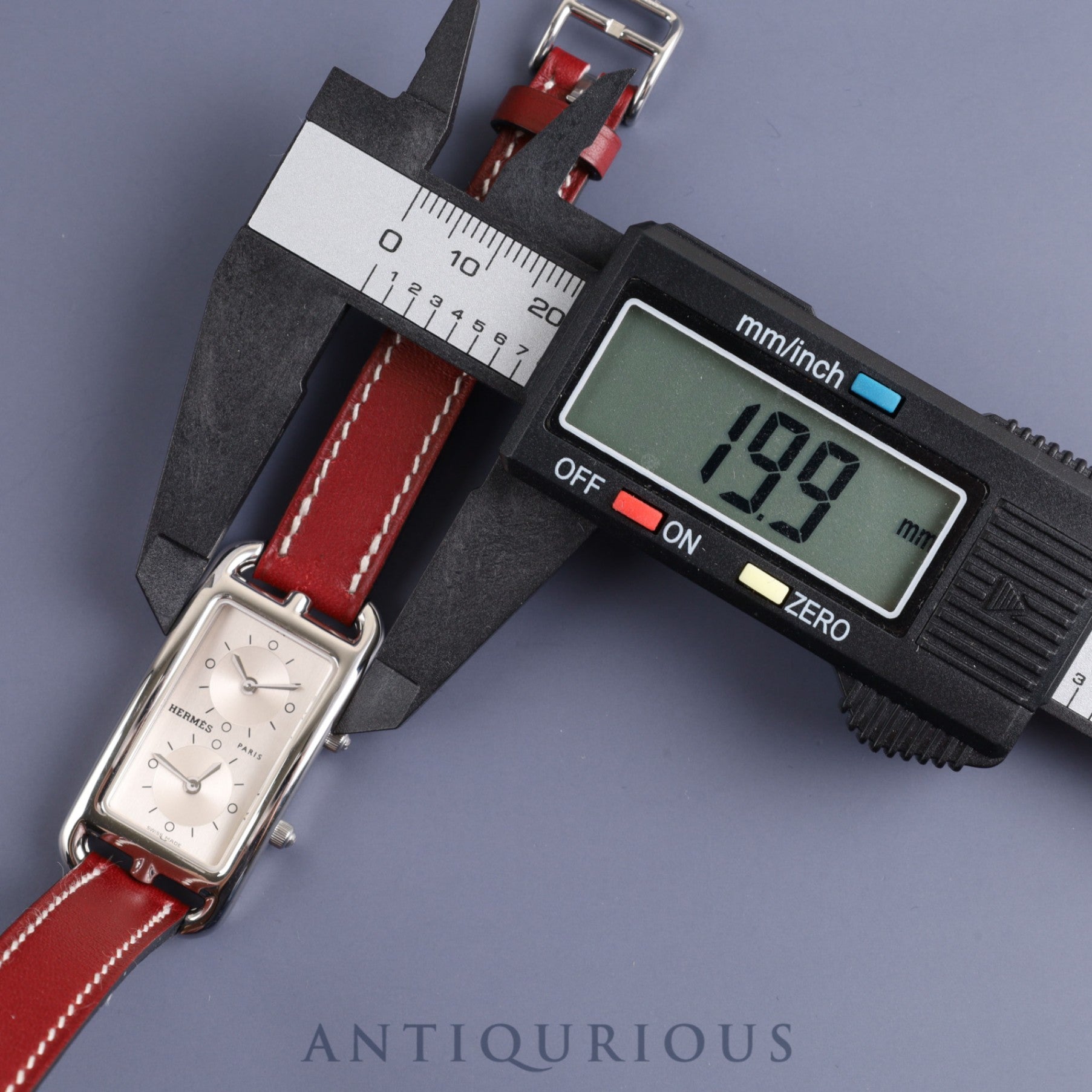 エルメス ケープコッド  ドゥゾーン CC3-210 クォーツ Cal.ETA E01001 SS 革 純正革ベルト 純正尾錠(SS)シルバー文字盤 2004年 オーバーホール済み