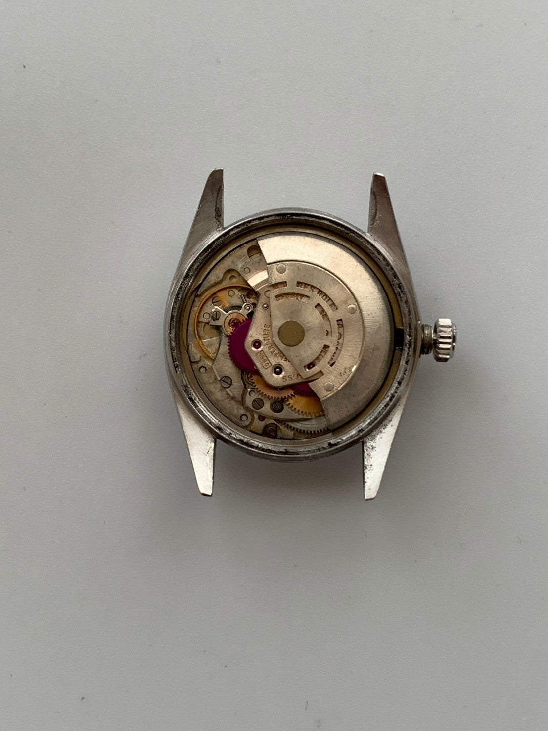 ロレックス デイトジャスト 1601 自動巻き Cal.1560 SS/WG SS シルバー文字盤 95番(1963年)オーバーホール済み