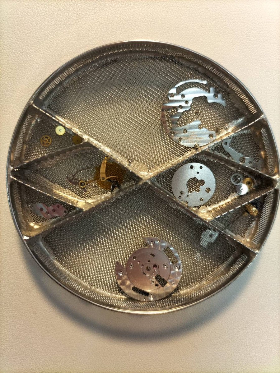 Cartier Must Vendôme VLC SM 590004 Quartz Caliber 90 SV925 Leather Watch with Genuine D-buckle (GP) Opalescent Dial Overhauled