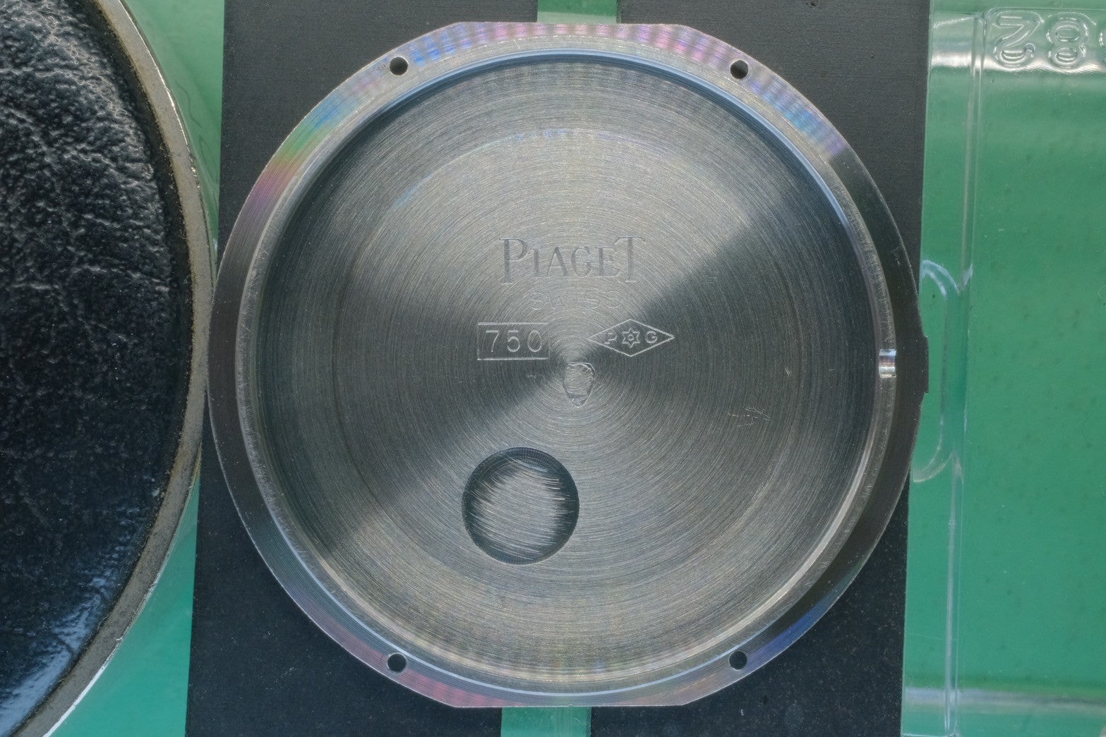 Piaget Round 90231 Manual winding Cal.9P2 750 Leather Genuine buckle (750) White Roman dial Overhauled